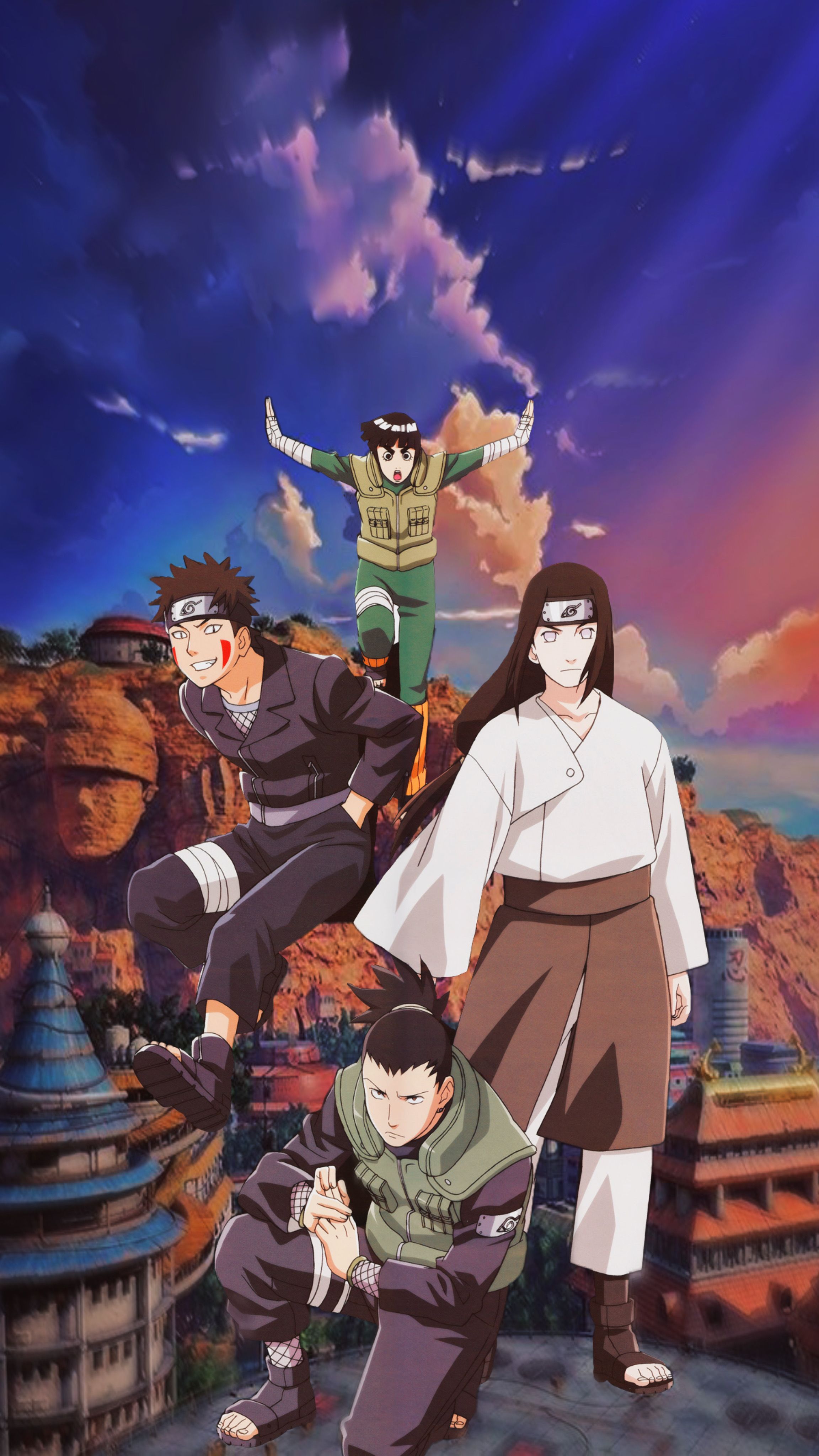 Shikamaru, Neji, Kiba e Rock Lee ⚡️. Naruto shippuden characters, Wallpaper naruto shippuden, Naruto and shikamaru