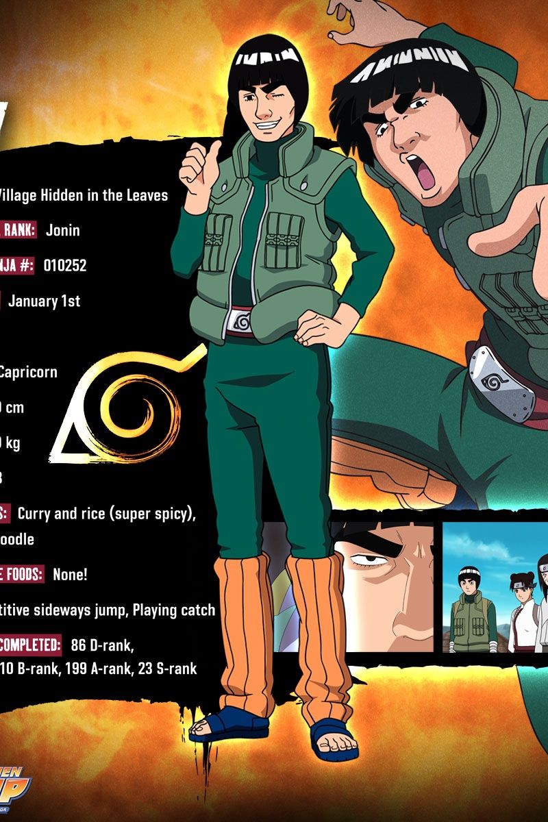 Wallpaper Naruto, Rock Lee, Hyuuga Neji, Tenten, Might Shippuden Profile Wallpaper & Background Download