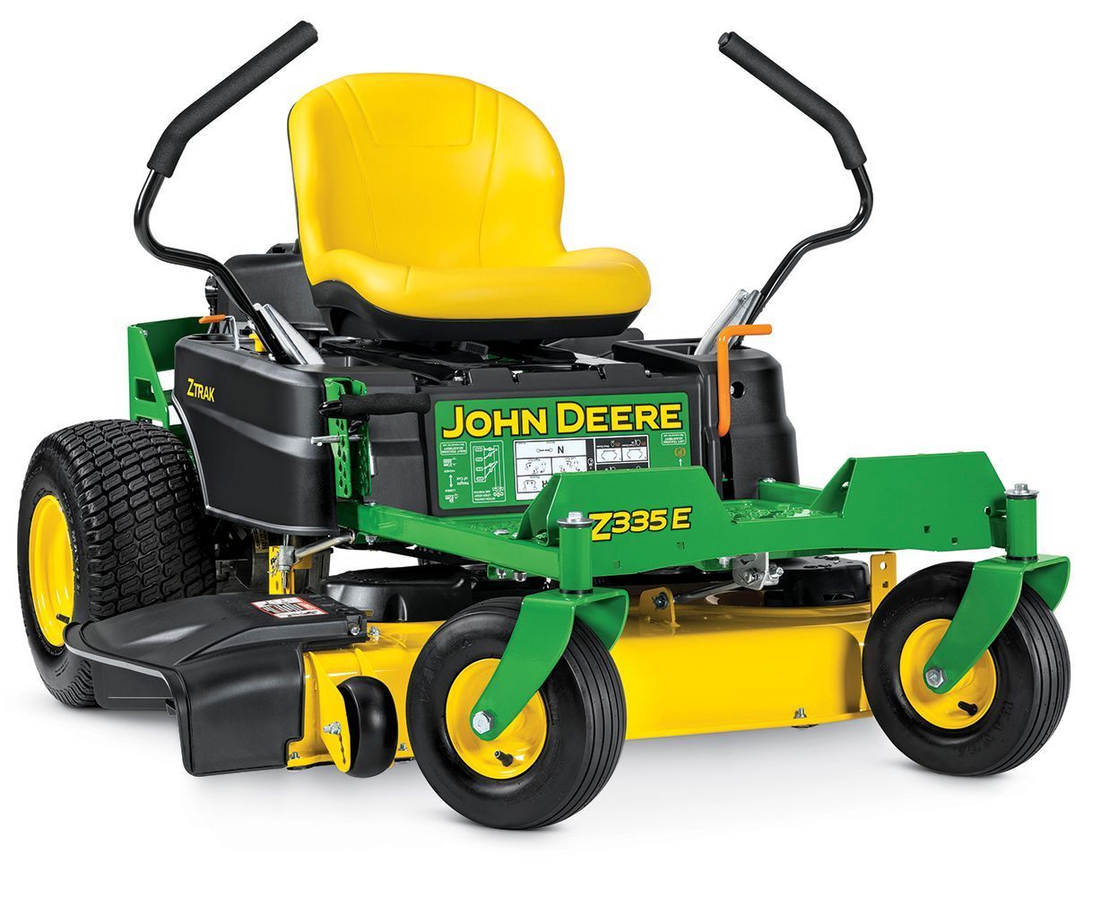 John Deere Z335E 20 HP V Twin Dual Hydrostatic 42 In Zero Turn Lawn Mower With Mulching Capability (Kit Sold Separately) In The Zero Turn Riding Lawn Mowers Department At Lowes.com