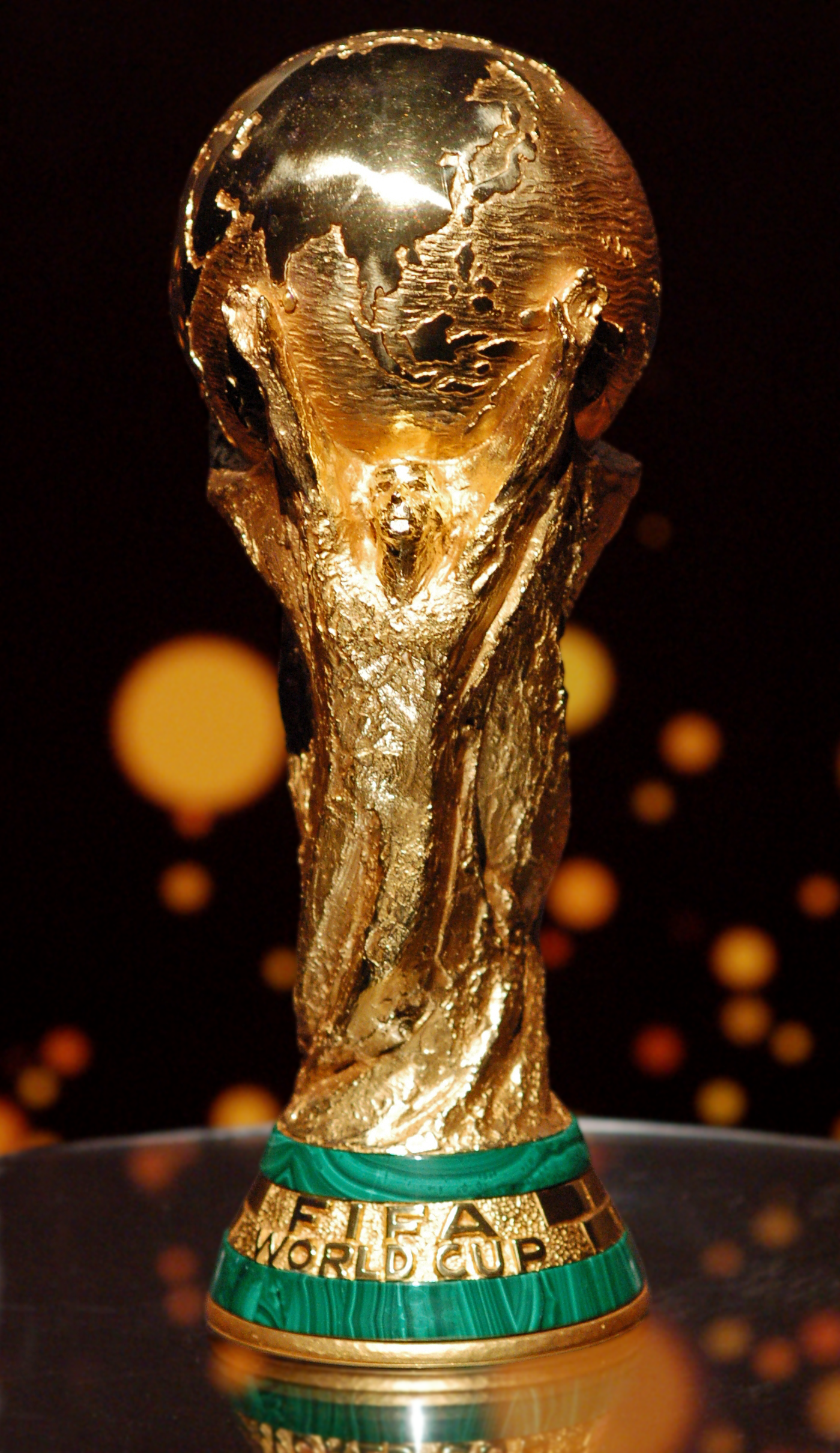 Download Sparkly Gold Trophy Fifa World Cup 2022 Wallpaper  Wallpaperscom