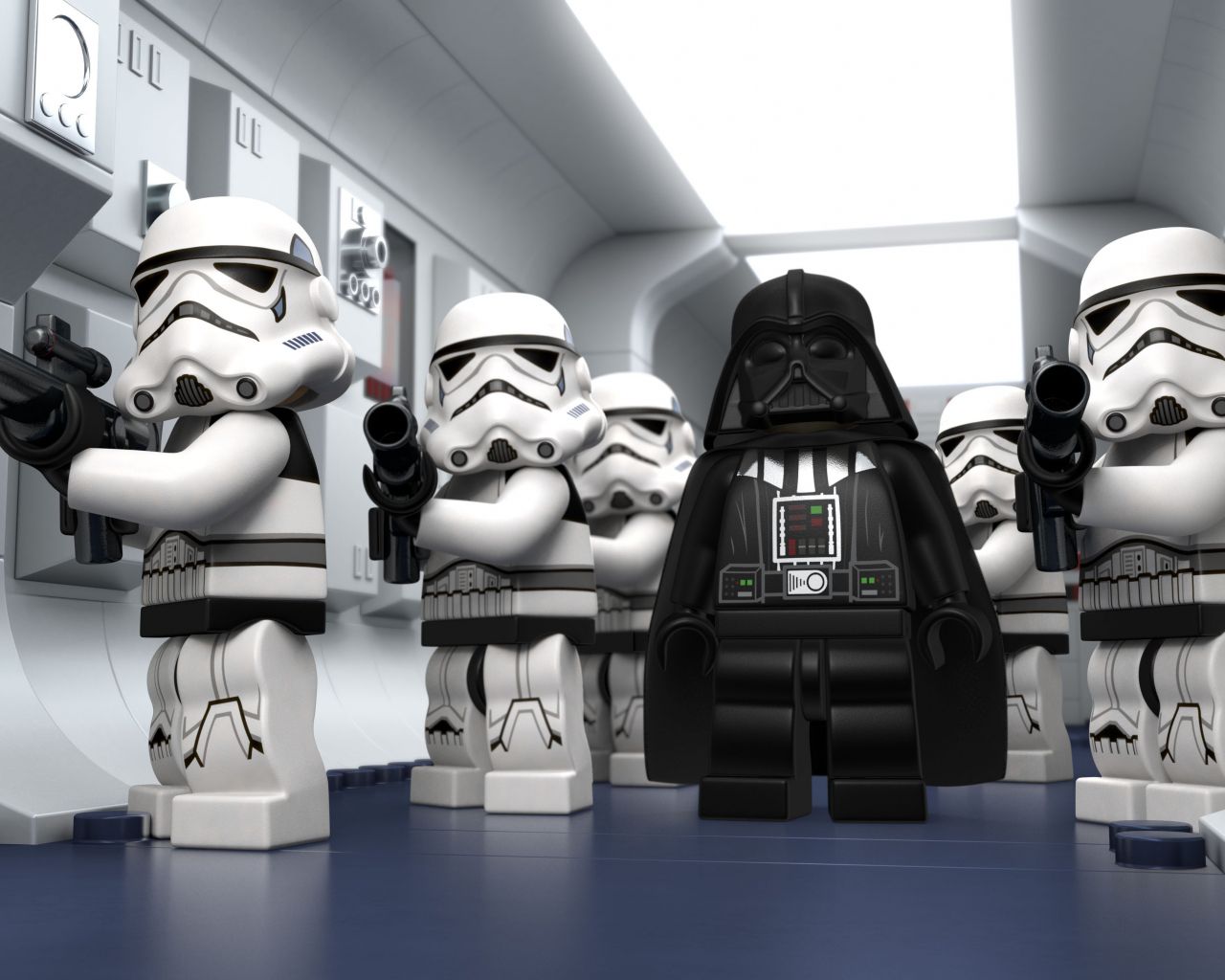 Desktop Wallpaper Lego Star Wars: Droid Tales, Tv Show, Darth Vader, Stormtrooper, HD Image, Picture, Background, 81bd67