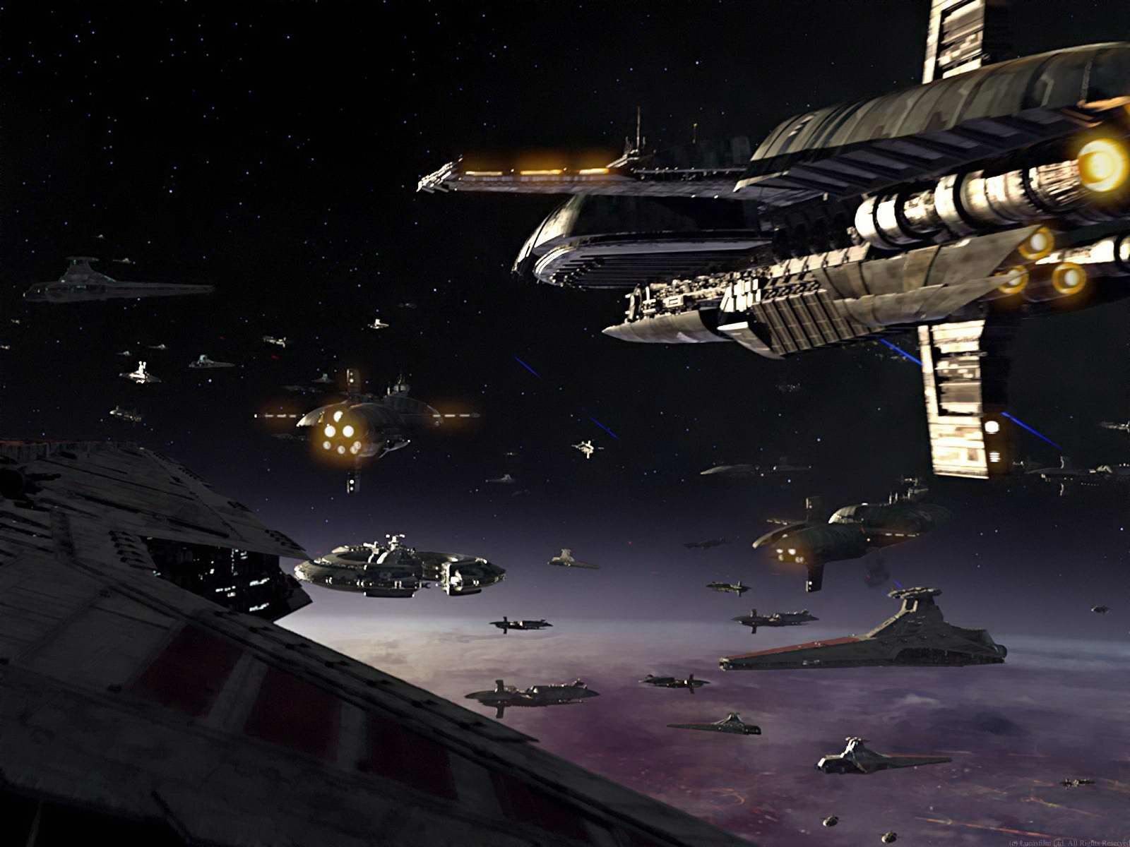 Space Battle Wallpaper to Cover Your Desktop in Glory. Space battles, Star wars ships, Star wars