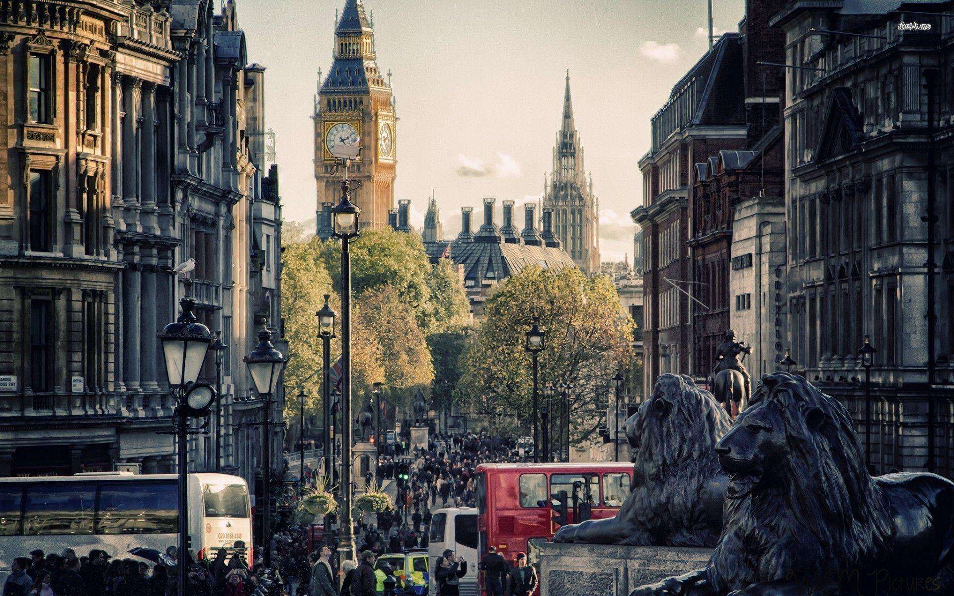 London Winter Wallpaper HD iPhone