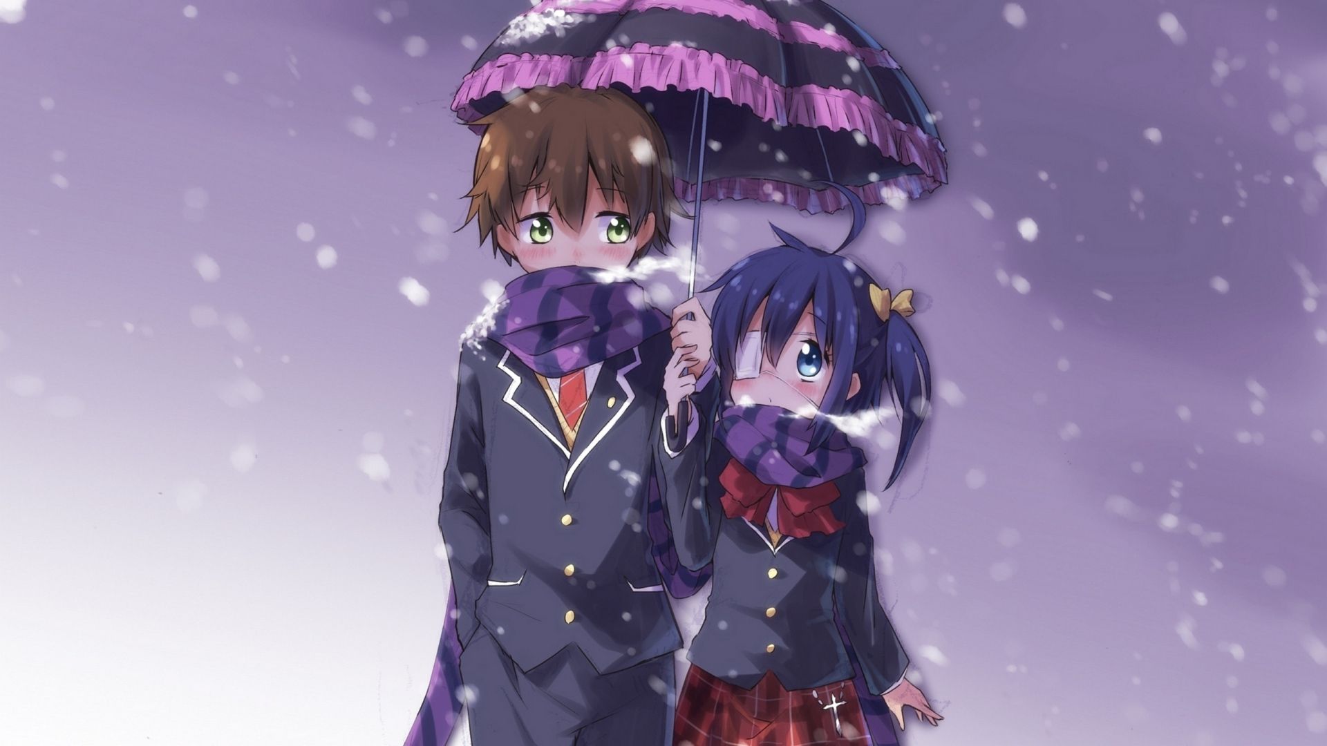 Free download Yuuta and Rikka HD Wallpaper Background Image 1920x1080 ID [1920x1080] for your Desktop, Mobile & Tablet. Explore Rikka Wallpaper. Rikka Wallpaper