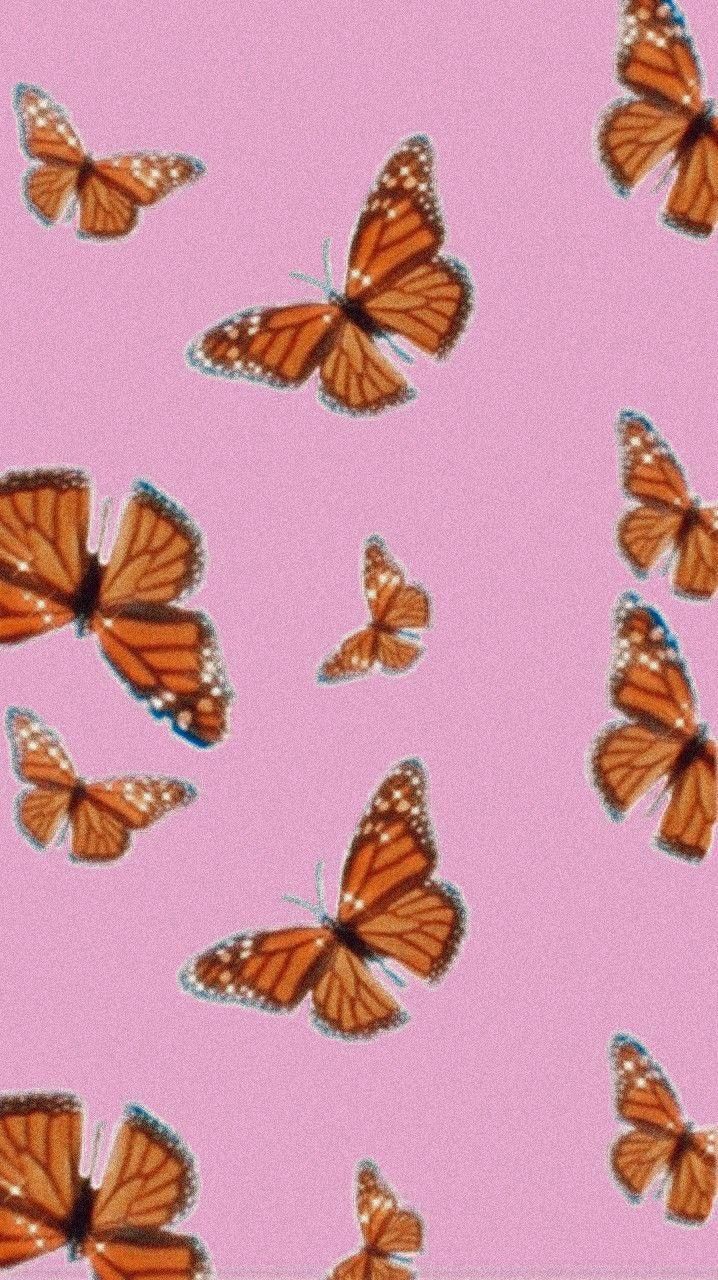 Butterfly wallpaper iphone, Aesthetic iphone wallpaper, Artsy background