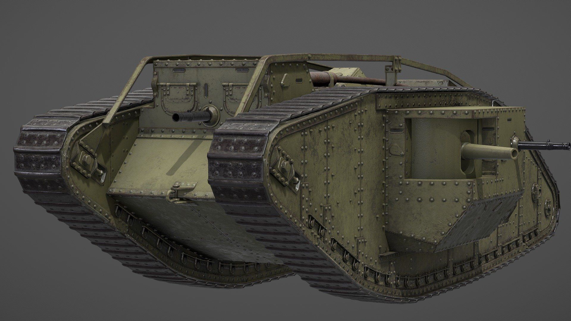 Mark IV Male Heavy Tank model by Spycer42 [12897b0]