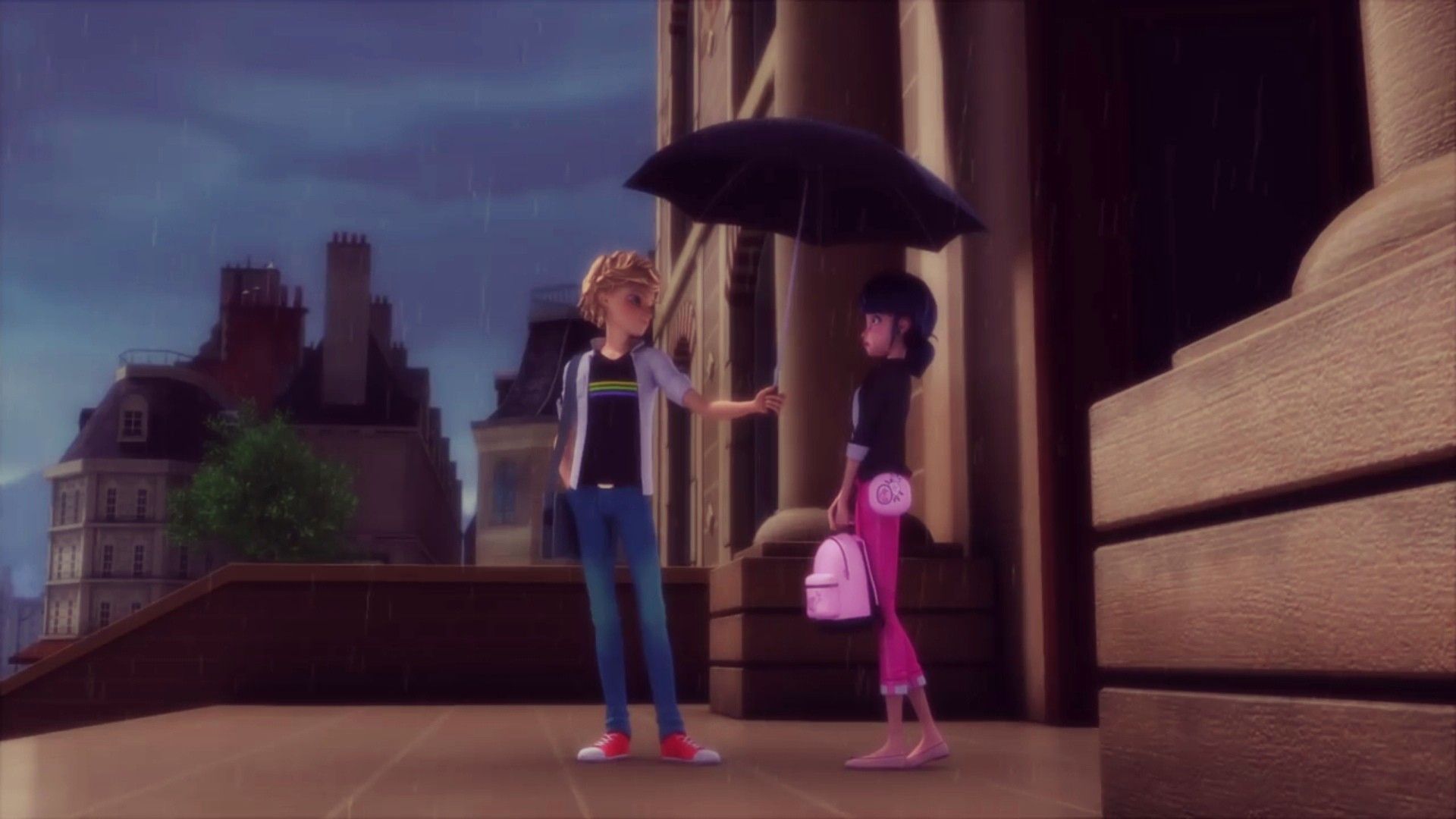 Miraculous Ladybug Scene Desktop Wallpaper. Miraculous ladybug anime, Miraculous ladybug, Ladybug