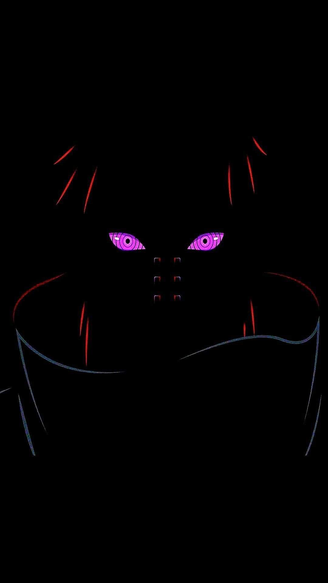 Pain Wallpaper Hd Black - Black Haired Male Character Naruto Shippuuden Pein Yahiko Glowing Eyes