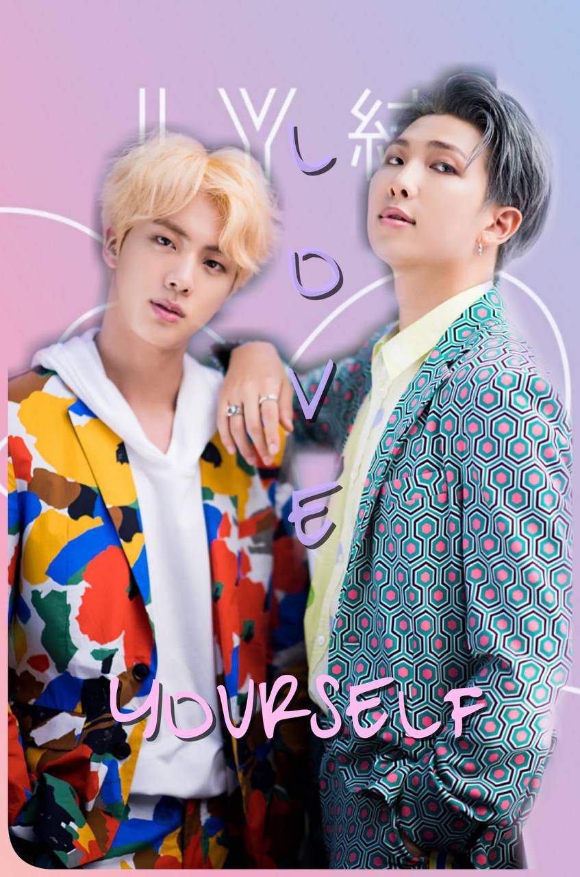 LY Idol Jin and RM wallpaper