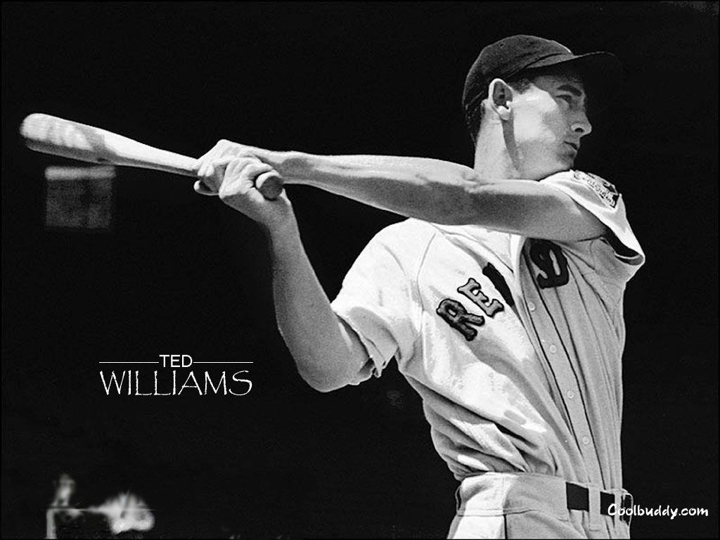 Download Ted Williams Boston Shirt Wallpaper