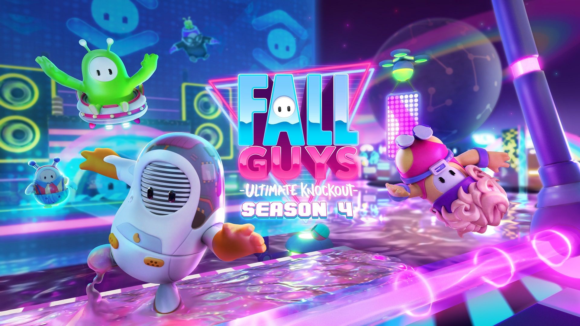 Fall Guys: Season 4 Teaser Gives A Glimpse Of New Futuristic 60 Player Level