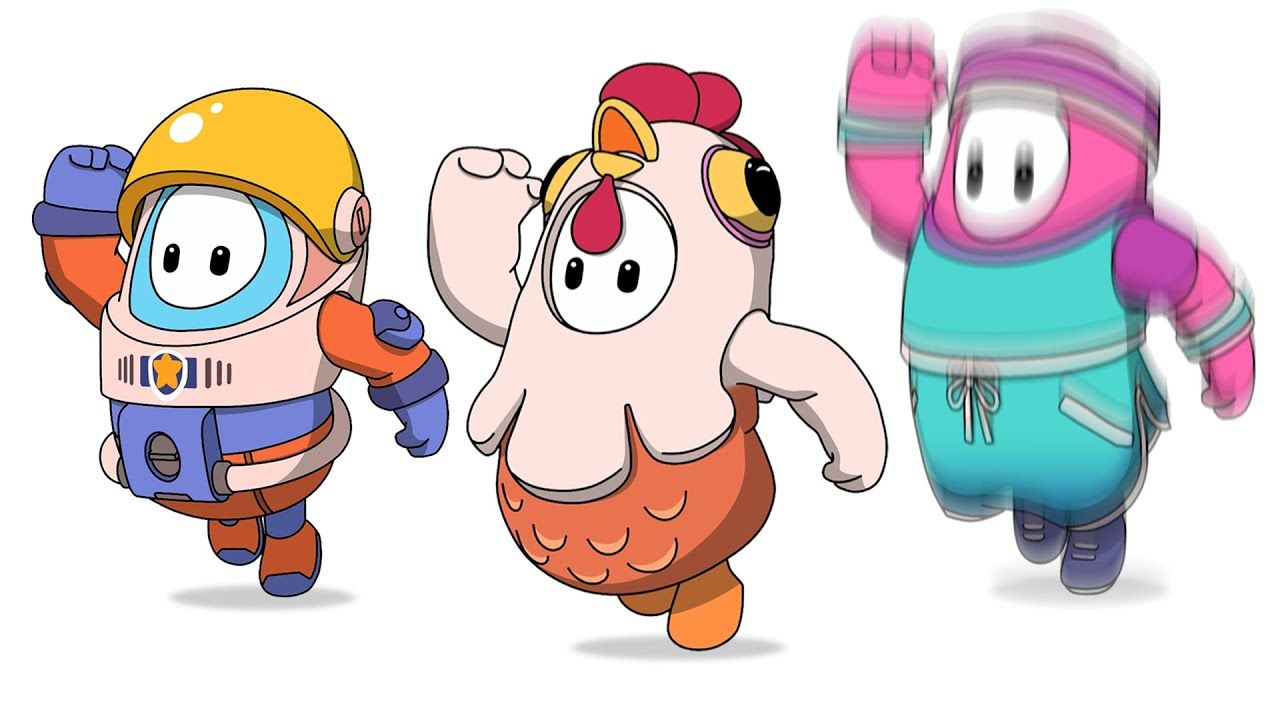 Fall Guys Fan Art to draw Skins / Costumes Astronaut, Chicken, j. The fall guy, Game character, Sailor moon wallpaper