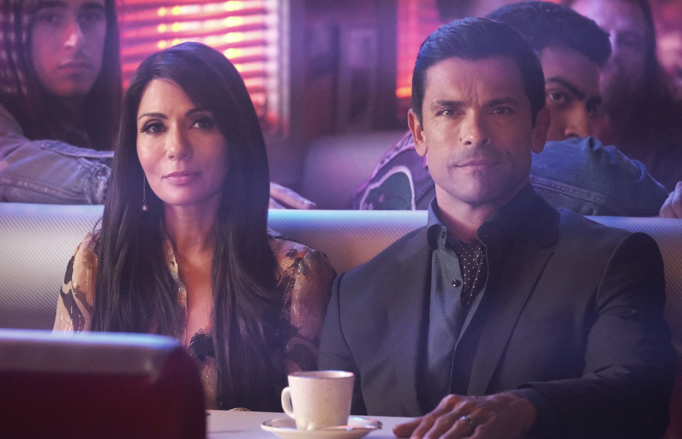 Mark Consuelos As Hiram Lodge Marisol Nichols As Hermione Lodge Riverdale 1400x900 Resolution HD 4k Wallpaper, Image, Background, Photo and Picture