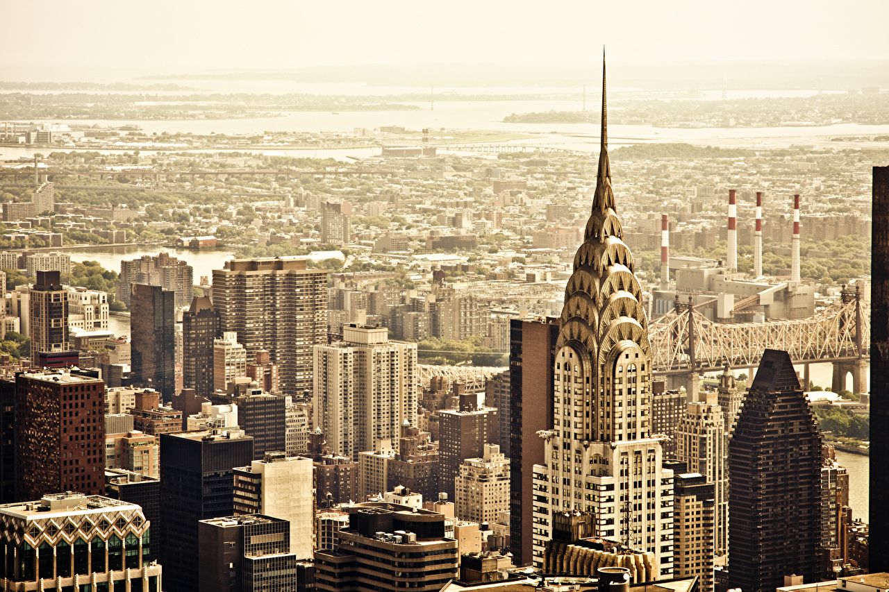 image New York City USA Megapolis Manhattan Chrysler Building From