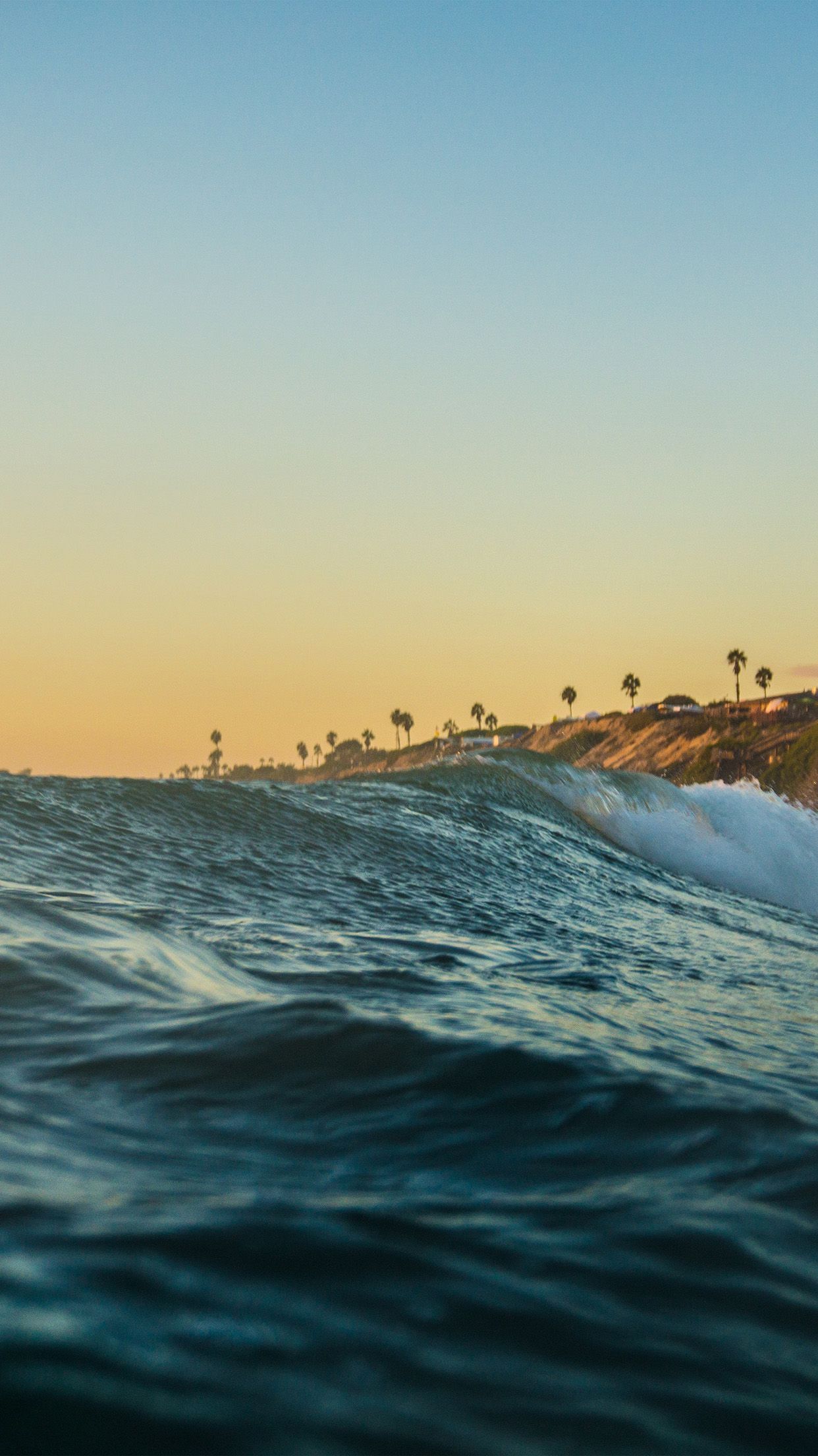 iPhone X wallpaper. sea wave beach vacation summer
