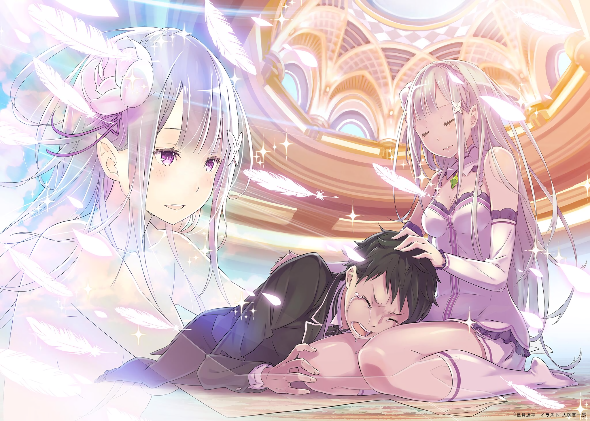 Re Zero Subaru And Emilia