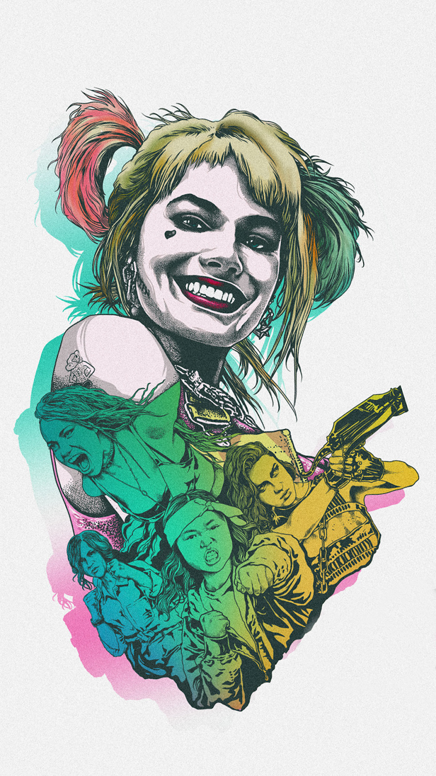 Harley Quinn  Fine Line Creations  Drawings  Illustration  Entertainment Movies Action  Adventure  ArtPal