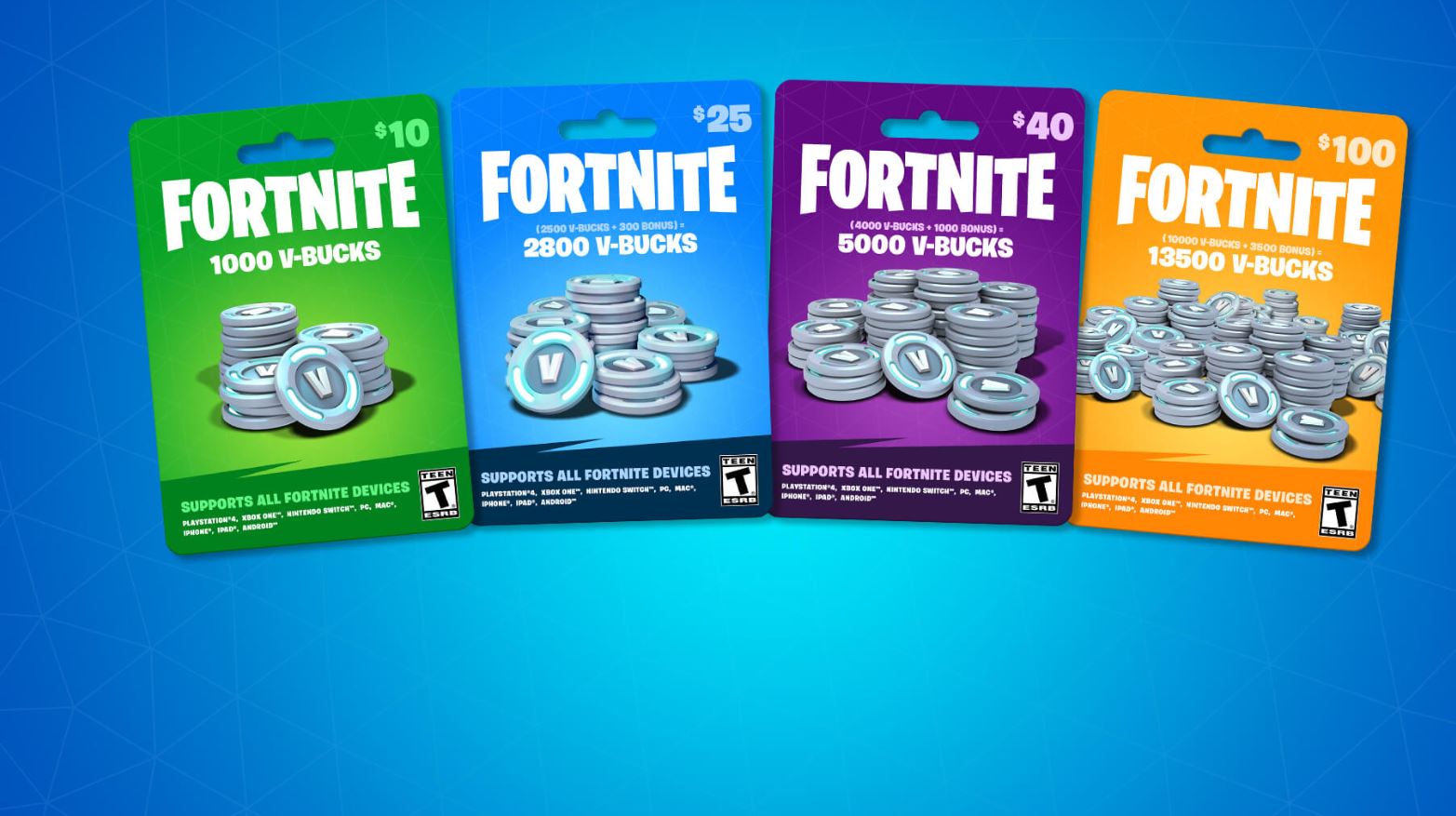 Fortnite V Bucks Gift Cards To Redeem And Buy Them Including Walmart, Target And GameStop