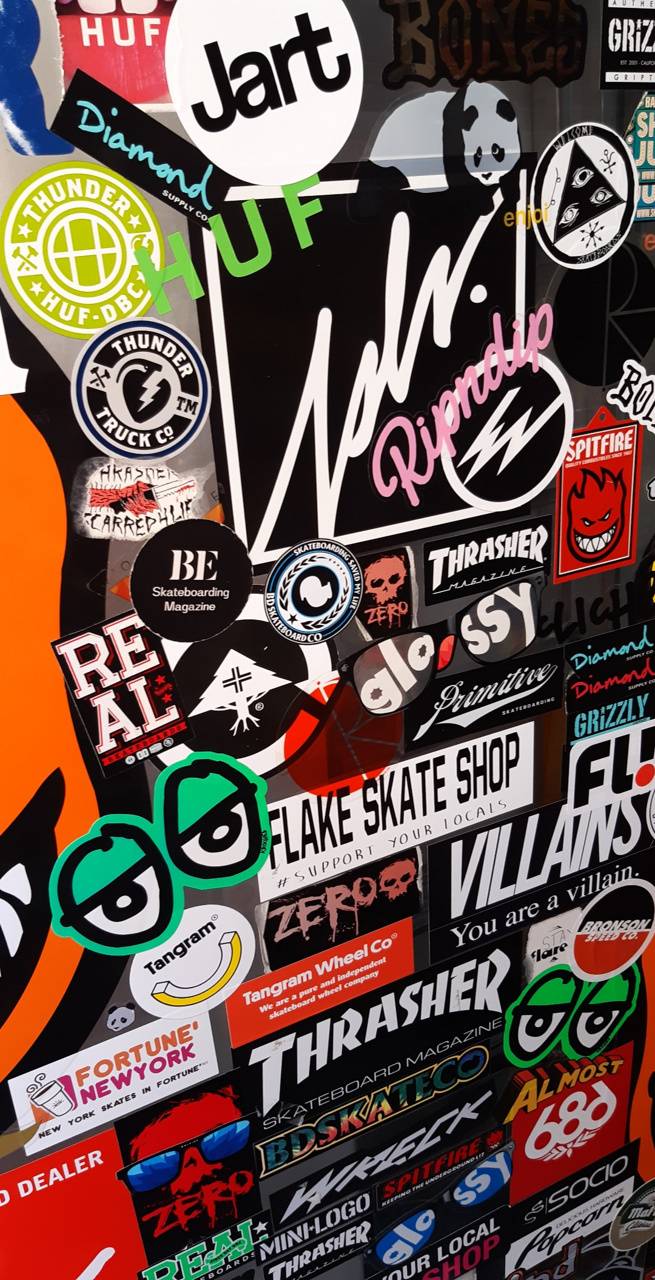 Skate Stickers wallpaper