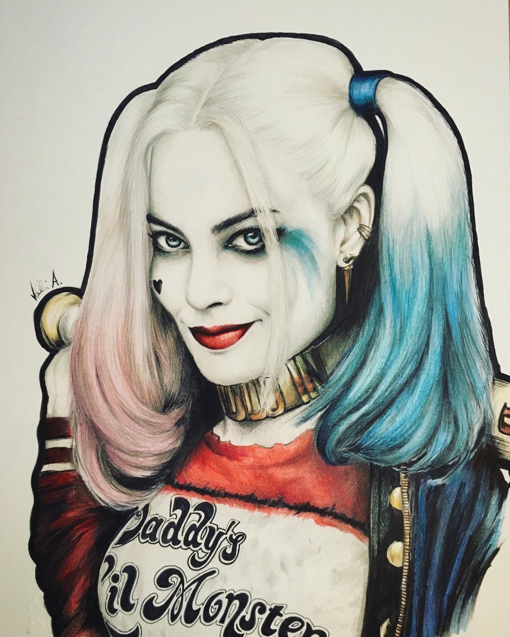 Crazy love/Harley Quinn - Art By Creekmore - Drawings & Illustration,  People & Figures, Celebrity, Actresses - ArtPal