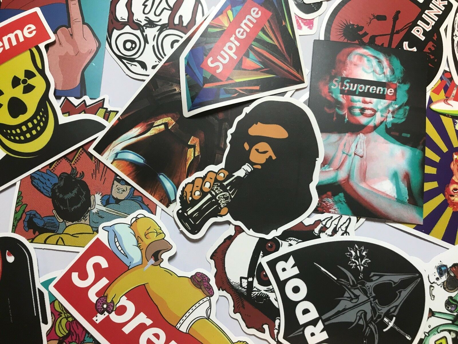Cool Stickers Lot Sticker Bomb Pack 100 Pcs Skateboard Motorcycle Car Laptop Kid online