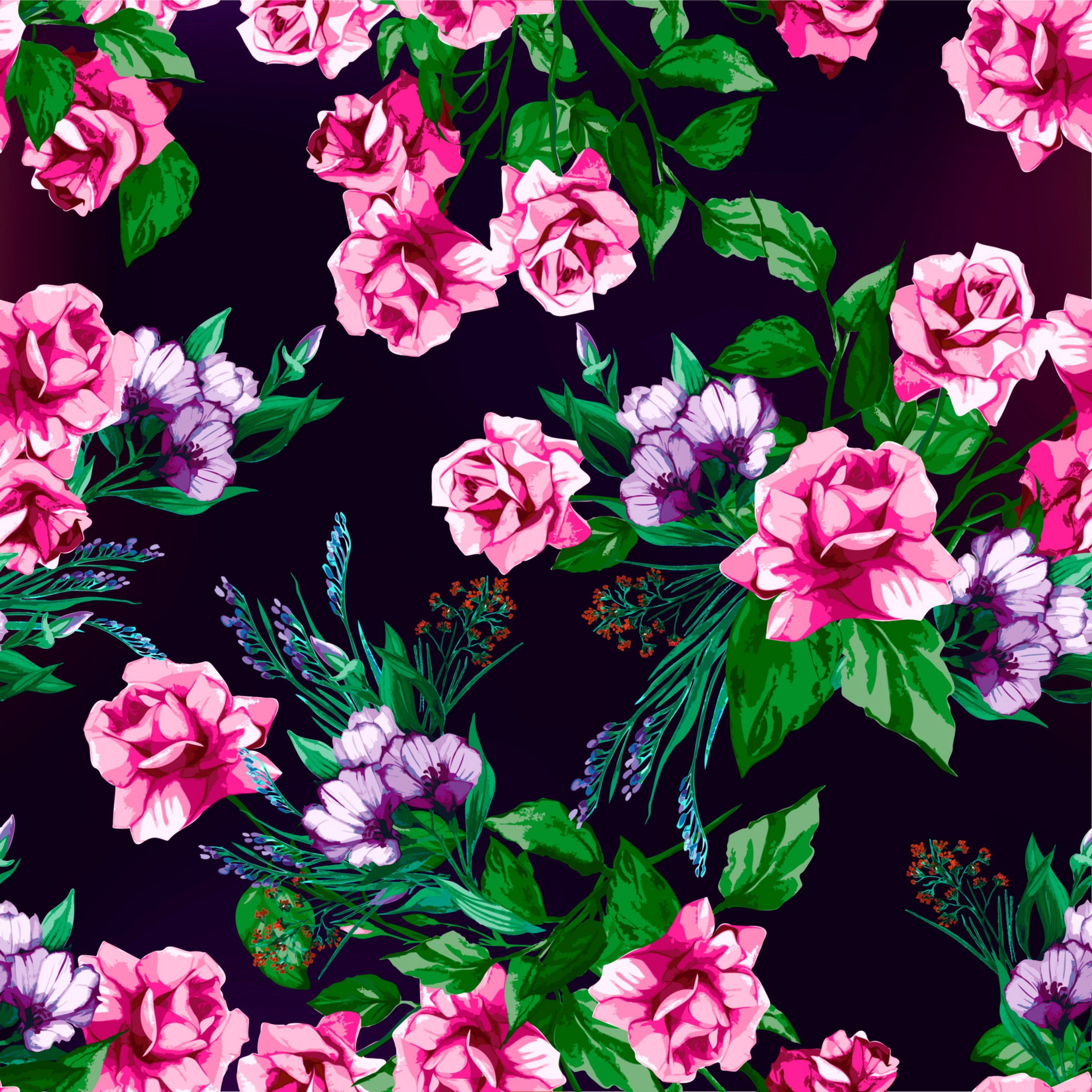 Floral Print Wallpapers - Wallpaper Cave