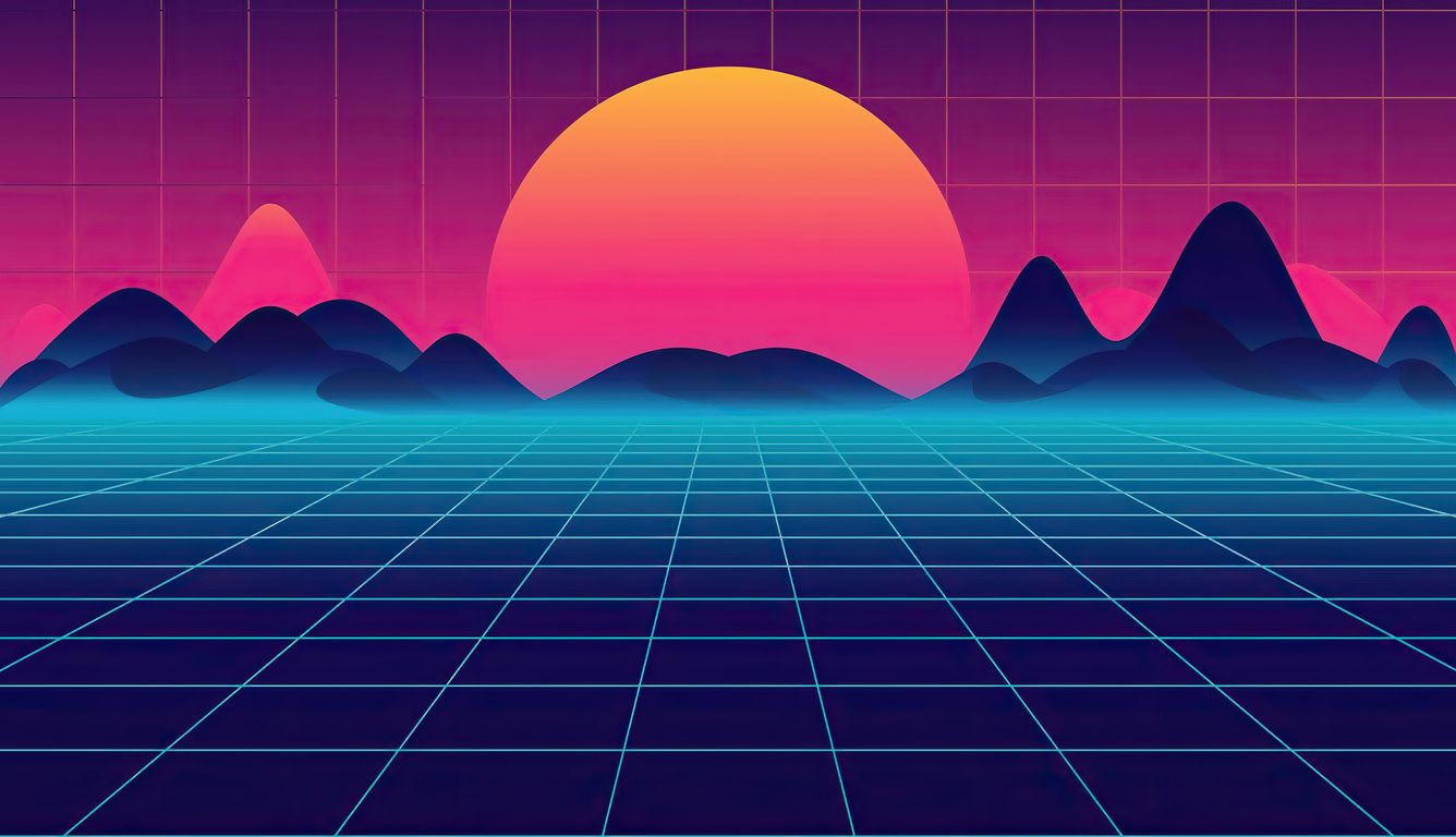 Retro Synthwave Sunrise 4k Laptop HD HD 4k Wallpaper, Image, Background, Photo and Picture