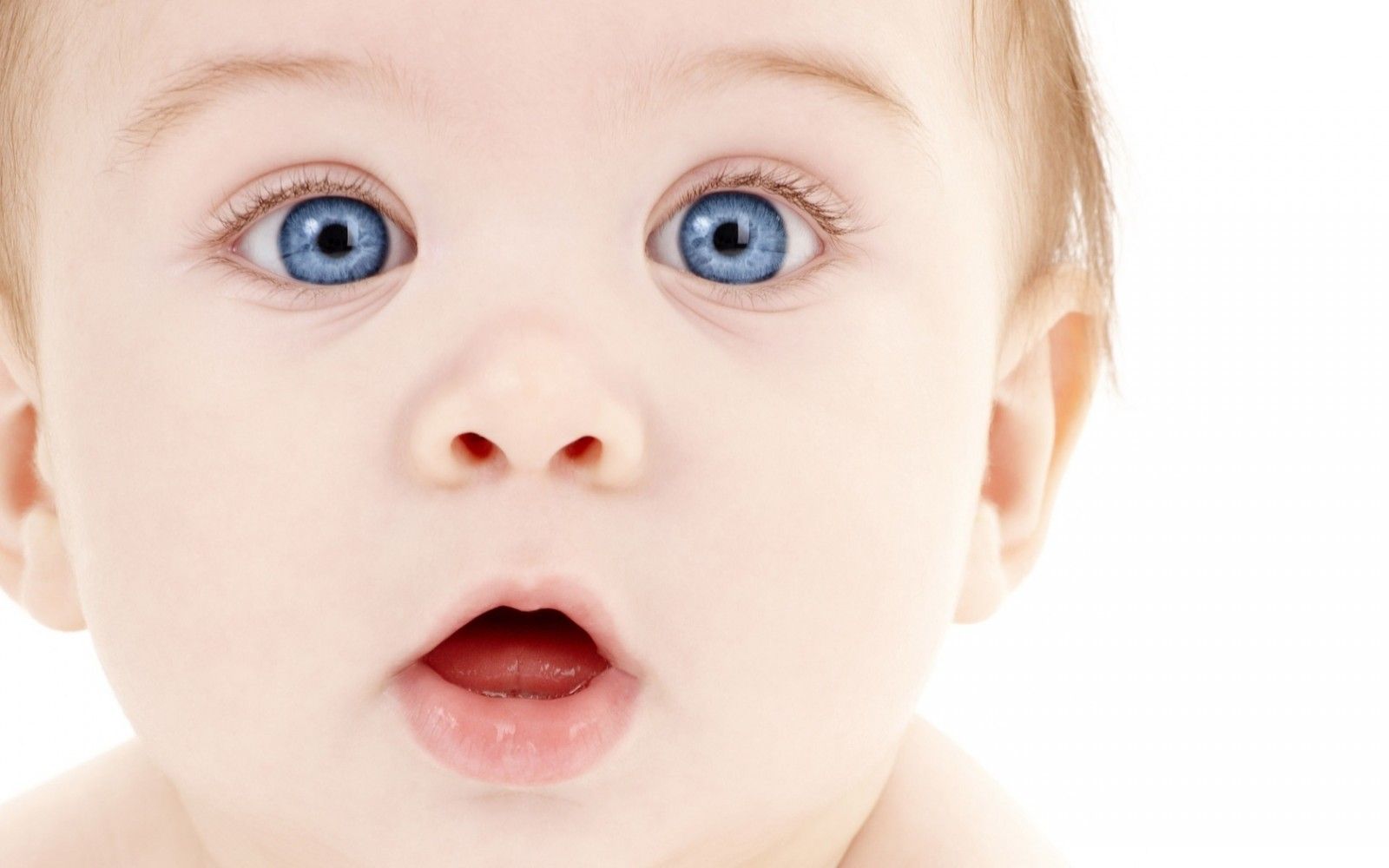 Wallpaper, baby, look, blue eyes 1680x1050