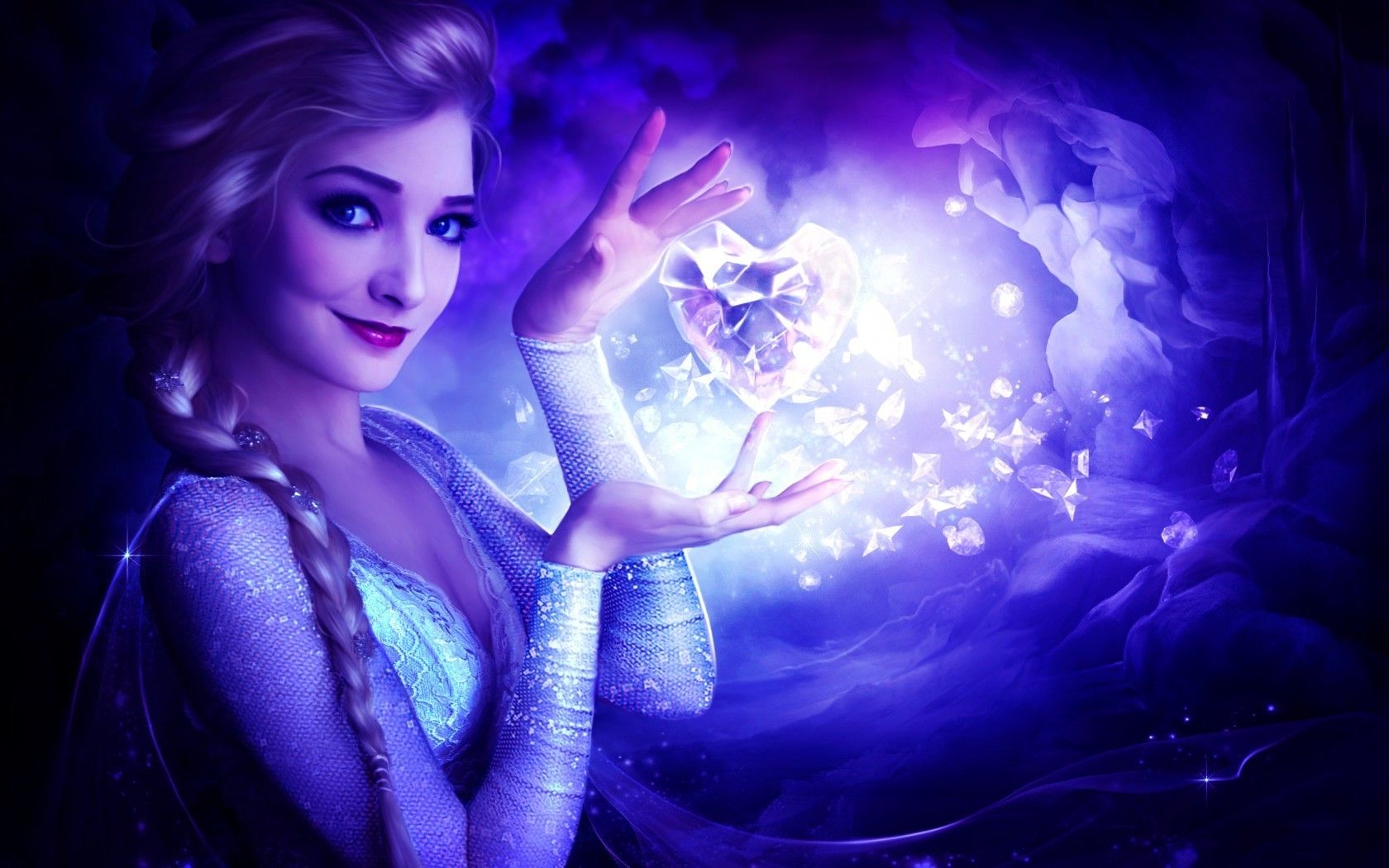 Princess Elsa, Frozen (movie), Movies, Artwork Wallpaper HD / Desktop and Mobile Background