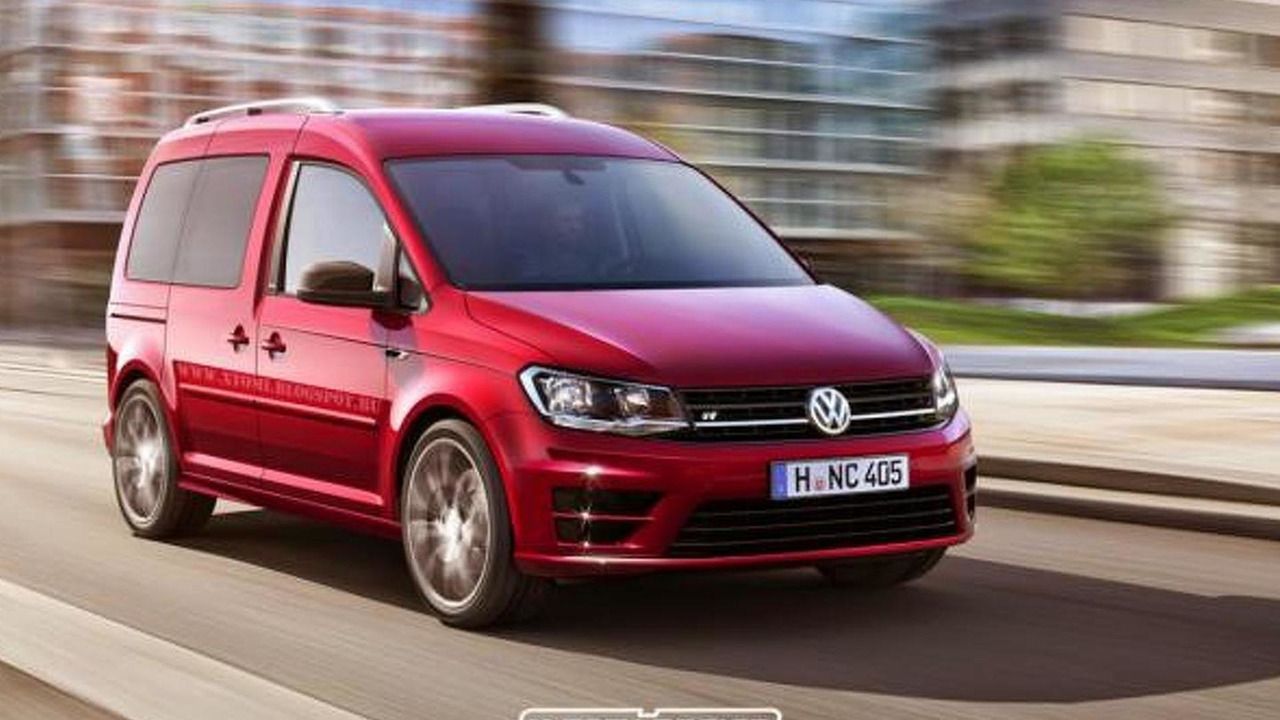 Volkswagen Caddy GTI and R digitally imagined