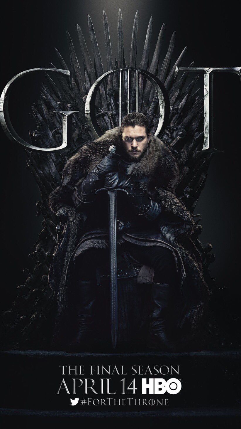 Jon Snow The King in The North Game of Thrones For the Throne. Game of thrones poster, Jon snow, Hbo