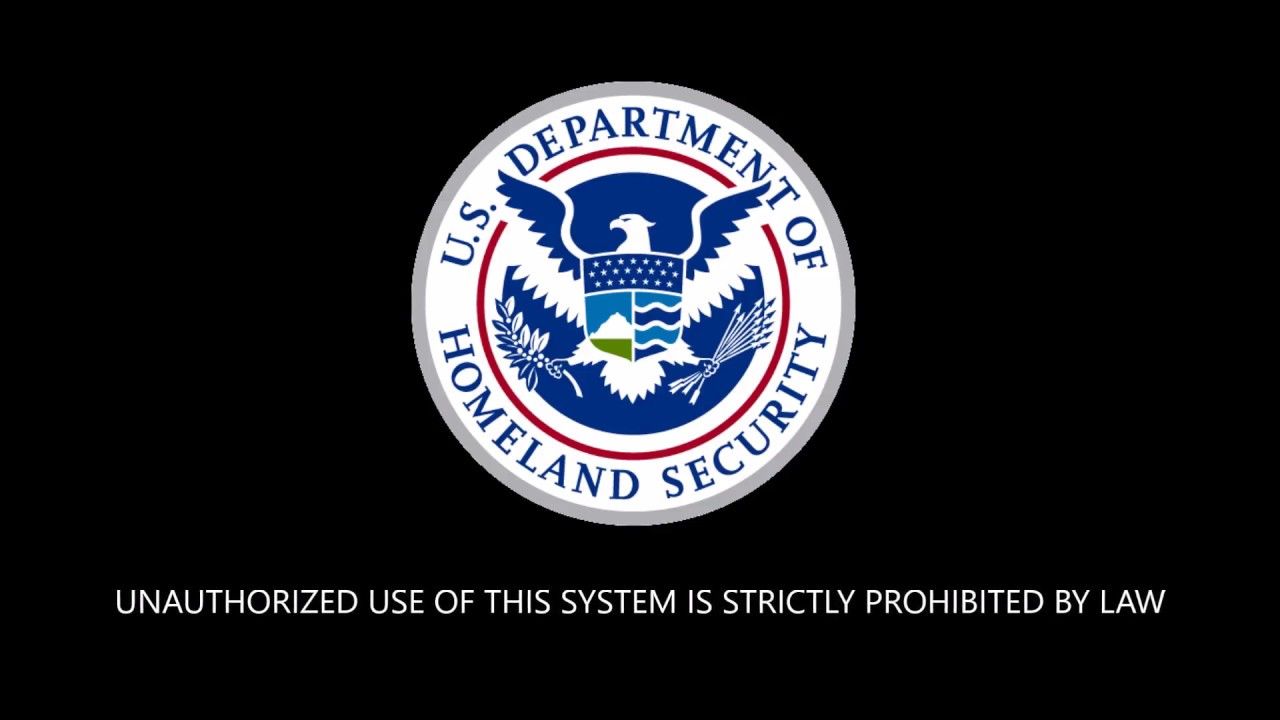 Department of Homeland Security desktop screen saver & wallpaper Star Spangled Banner