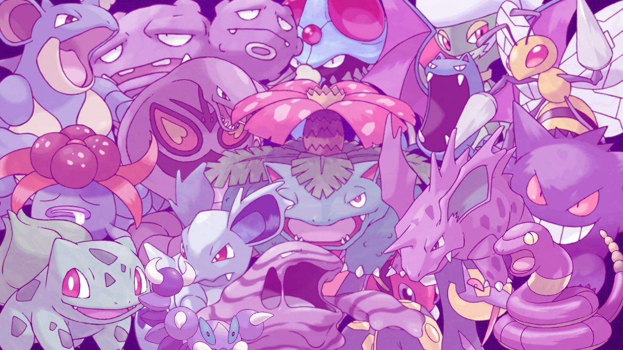 Purple Pok mon Wallpapers Wallpaper Cave