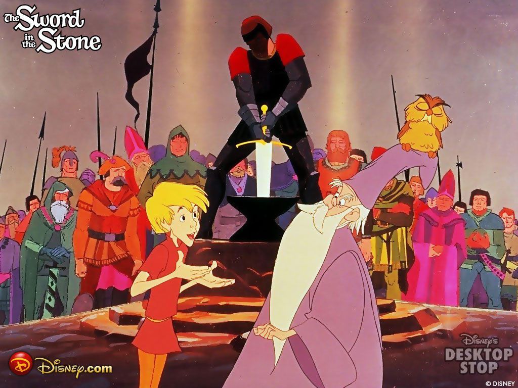 The Sword In The Stone Wallpaper. Sword in the stone, Vintage disney, Animated movies
