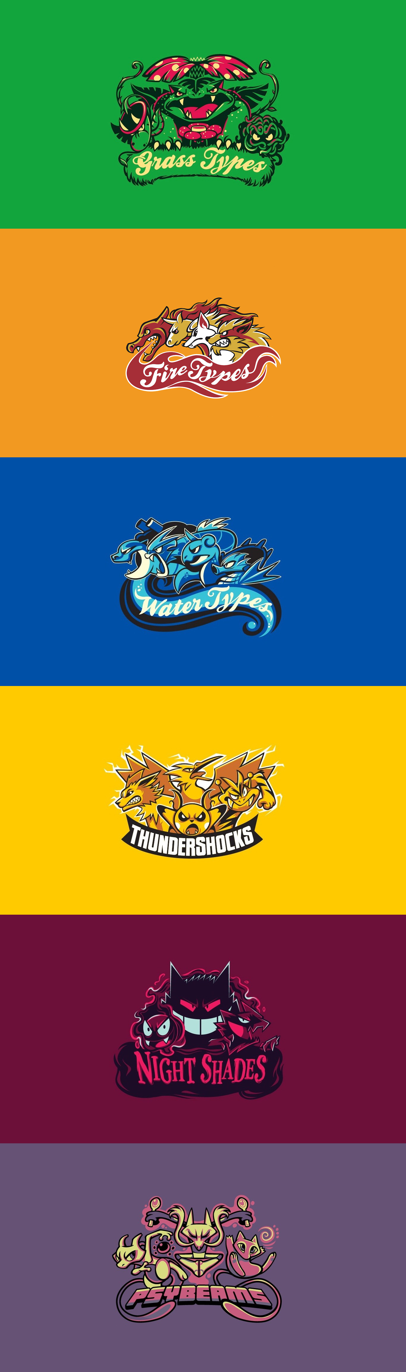 Pokemon Typebanner Collection