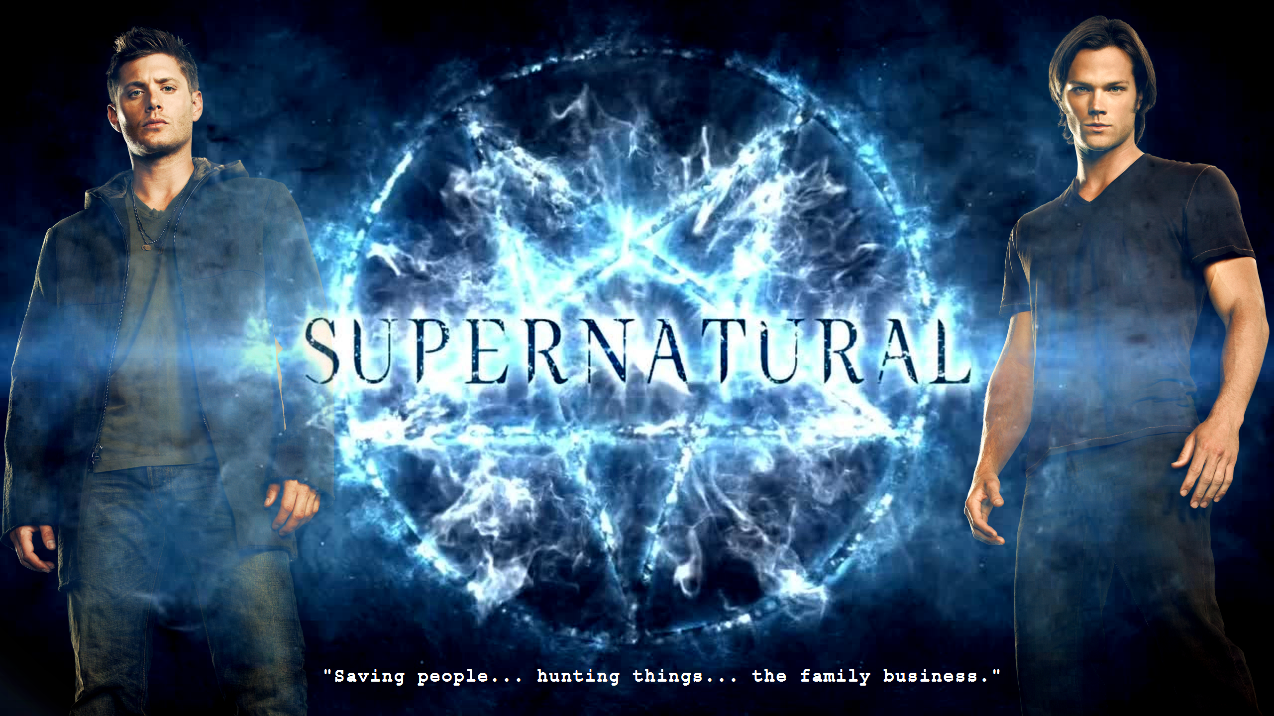 Fan Art Supernatural Wallpaper - I couldn't find the wallpaper of my dreams, so I tried my best to make it myself