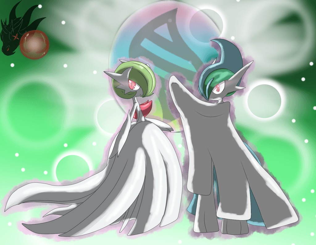Mega Pokemon Gallade and Wally