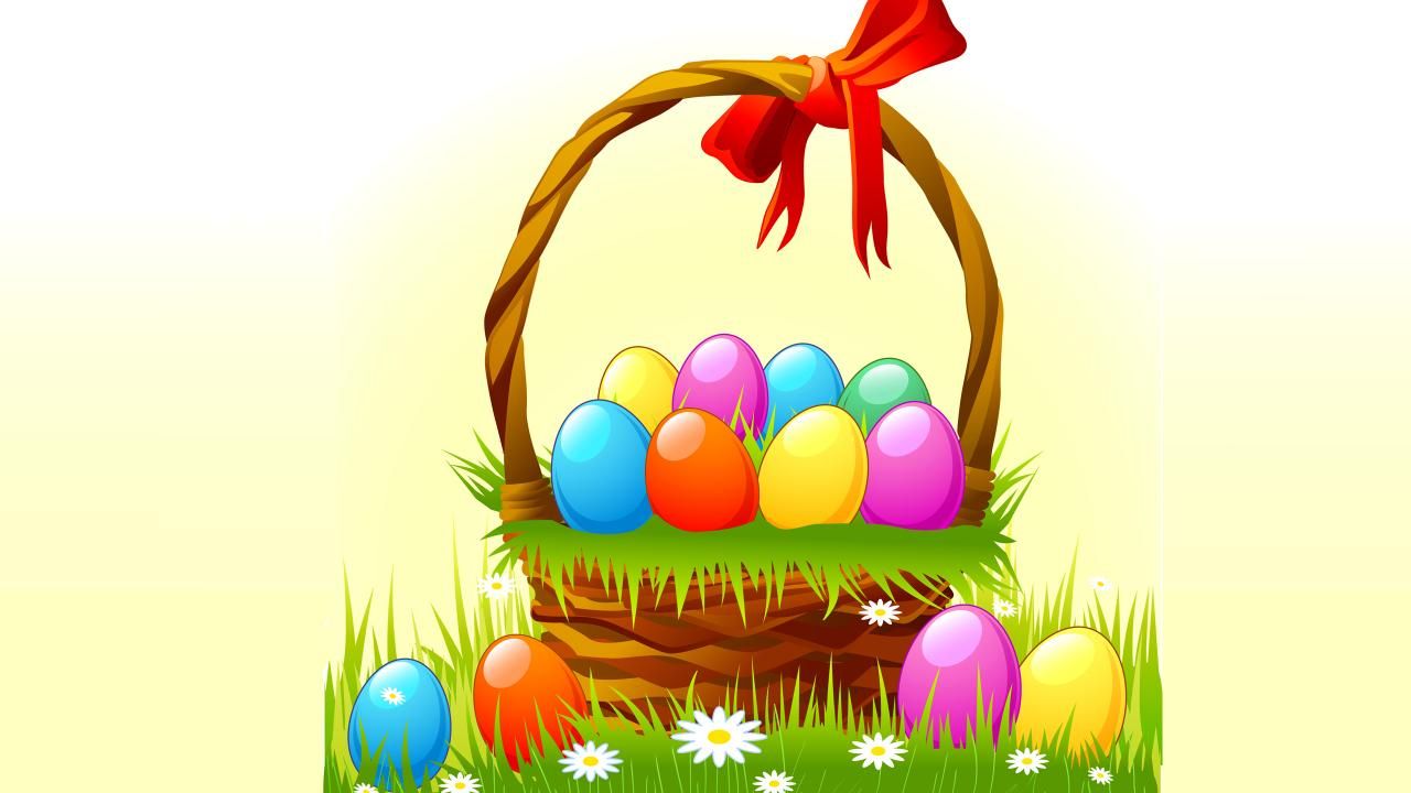 Hd Easter Live Wallpaper Free Basket With Eggs HD Wallpaper