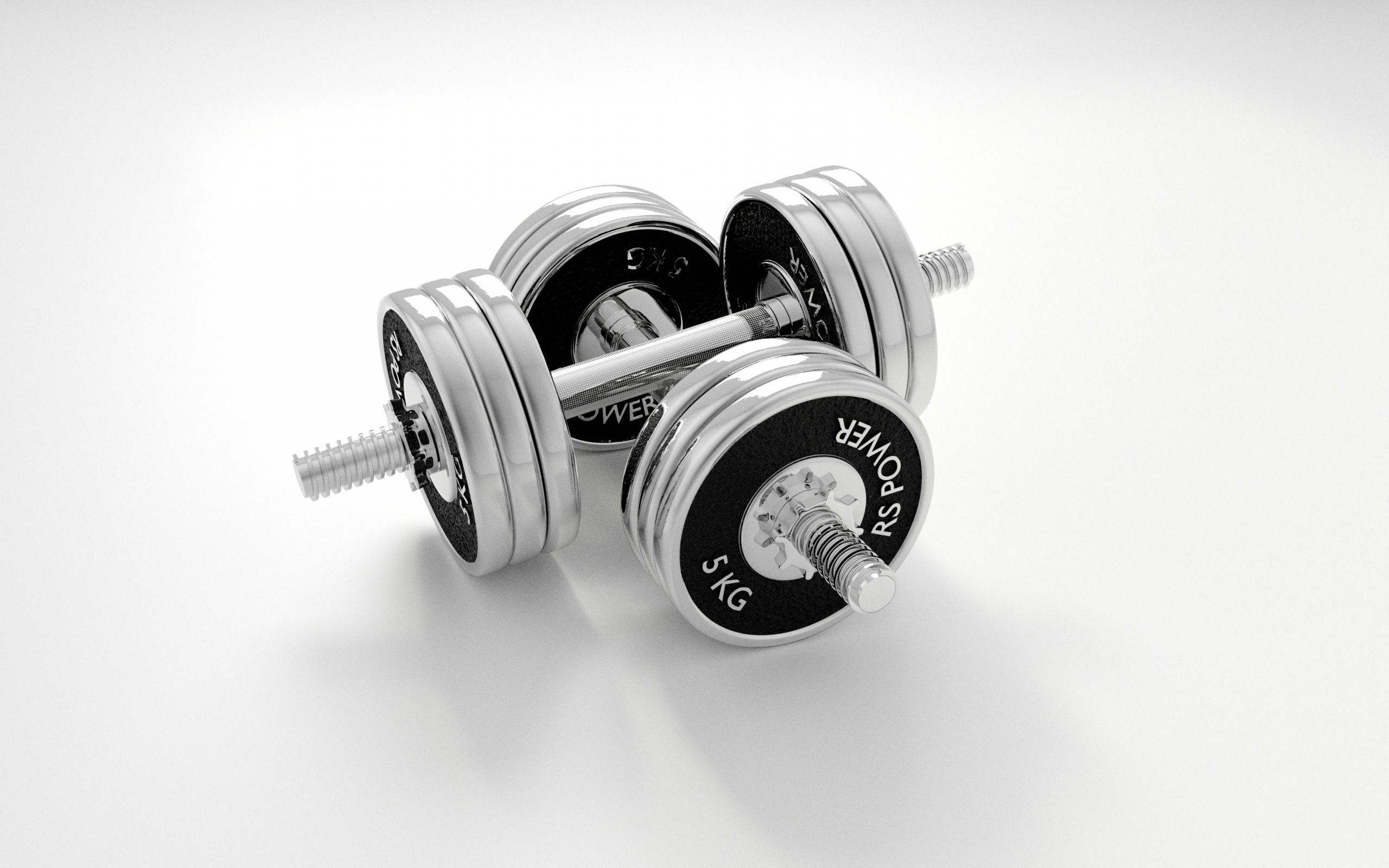 3D Metal Dumbbells, Sports Equipment, Fitness, Bodybuilding, D Écran Fitness HD Wallpaper