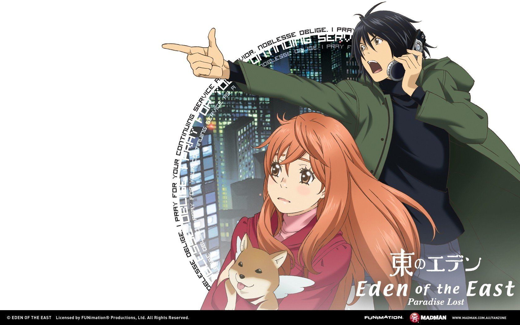 Higashi No Eden, Takizawa Akira, Morimi Saki, Anime Of The East Wallpaper & Background Download