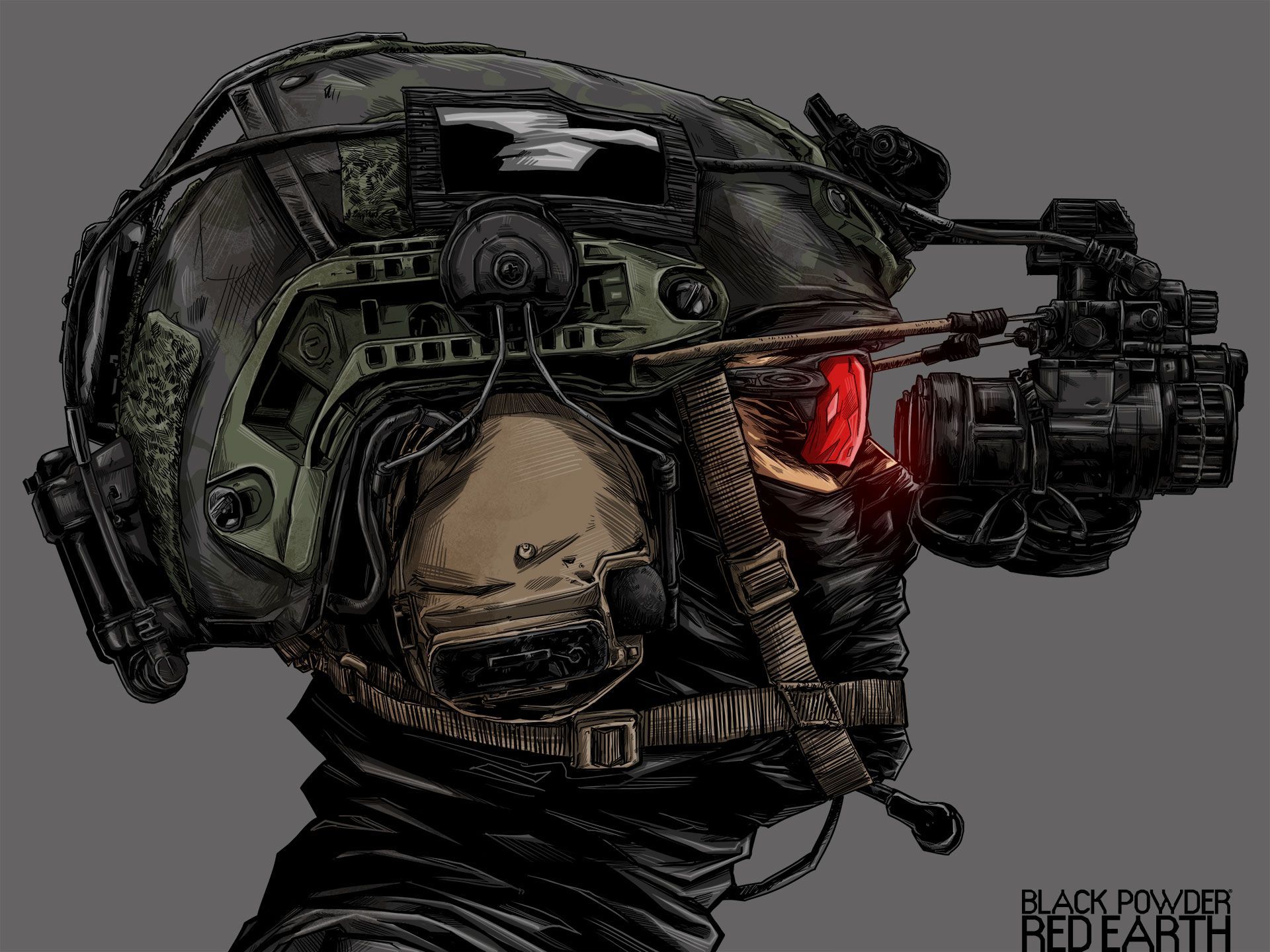 Black Powder. Red Earth® is creating a new modern warfare gaming and animated series. Patreon. Military art, Military special forces, Military drawings