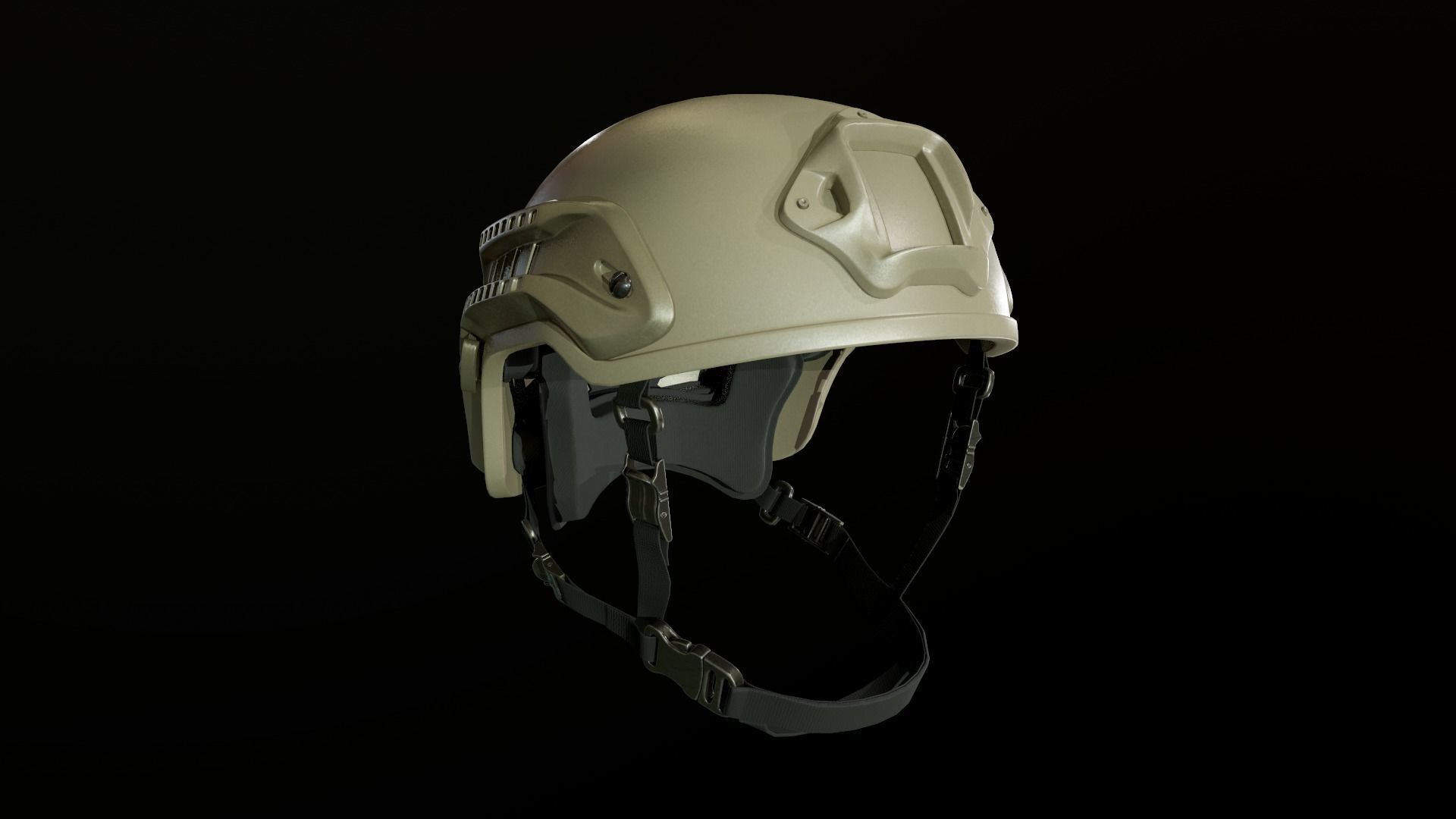 Military Tactical Helmet 3D