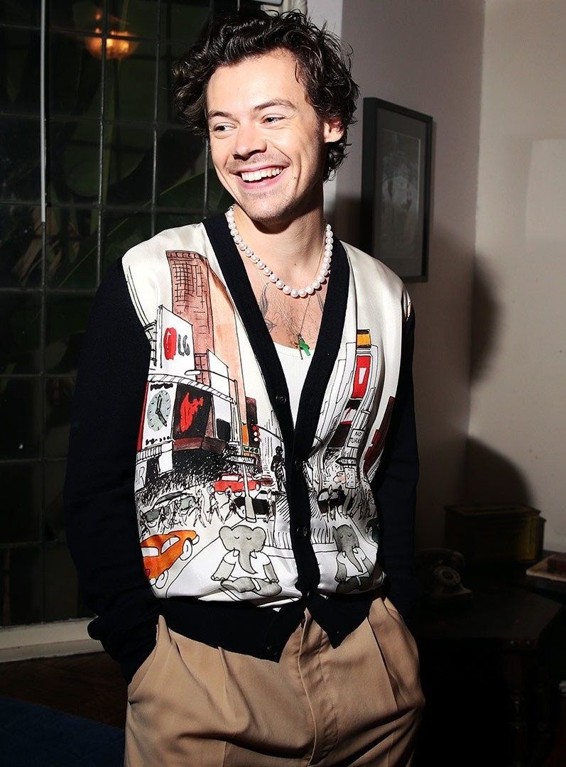 harry styles vogue skirt