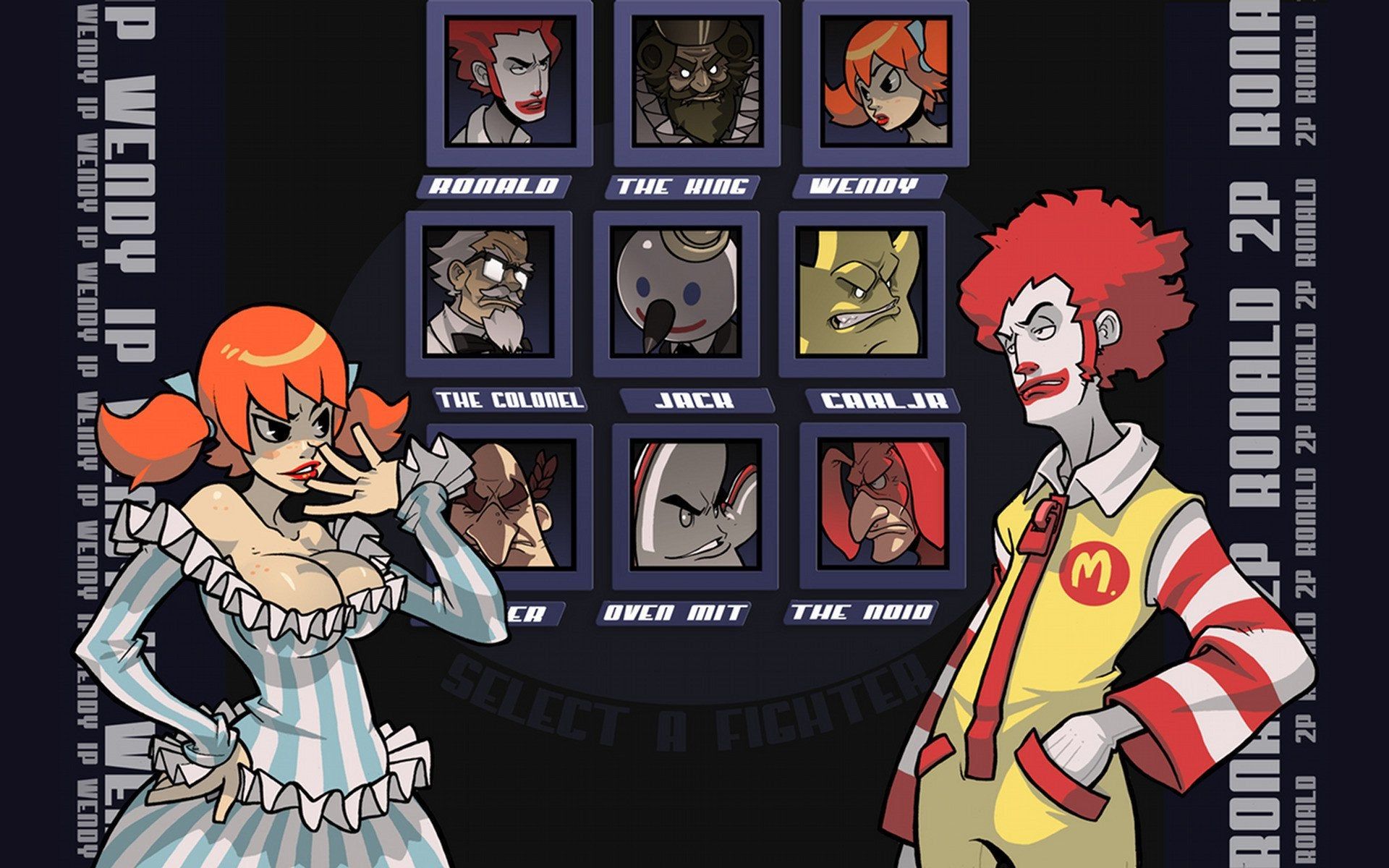 Fast food street fighters