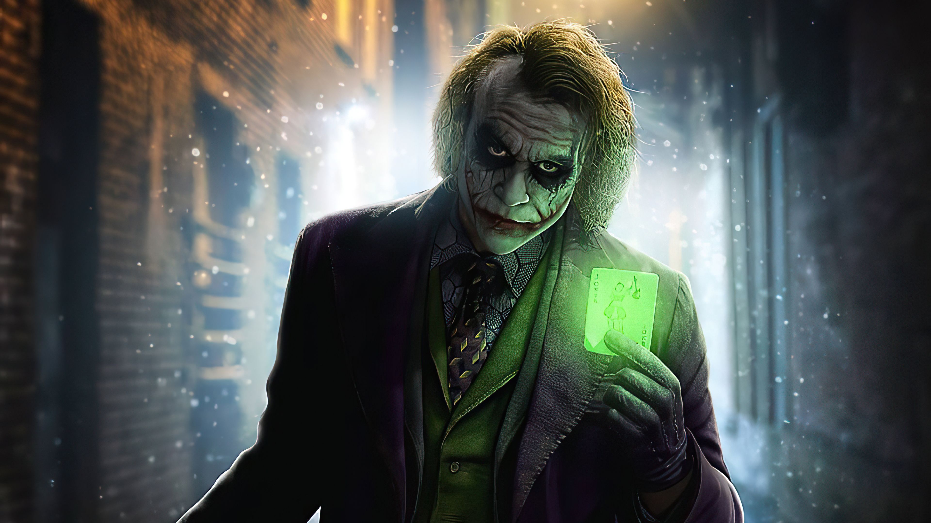 Joker Green Card, HD Superheroes, 4k Wallpaper, Image, Background, Photo and Picture