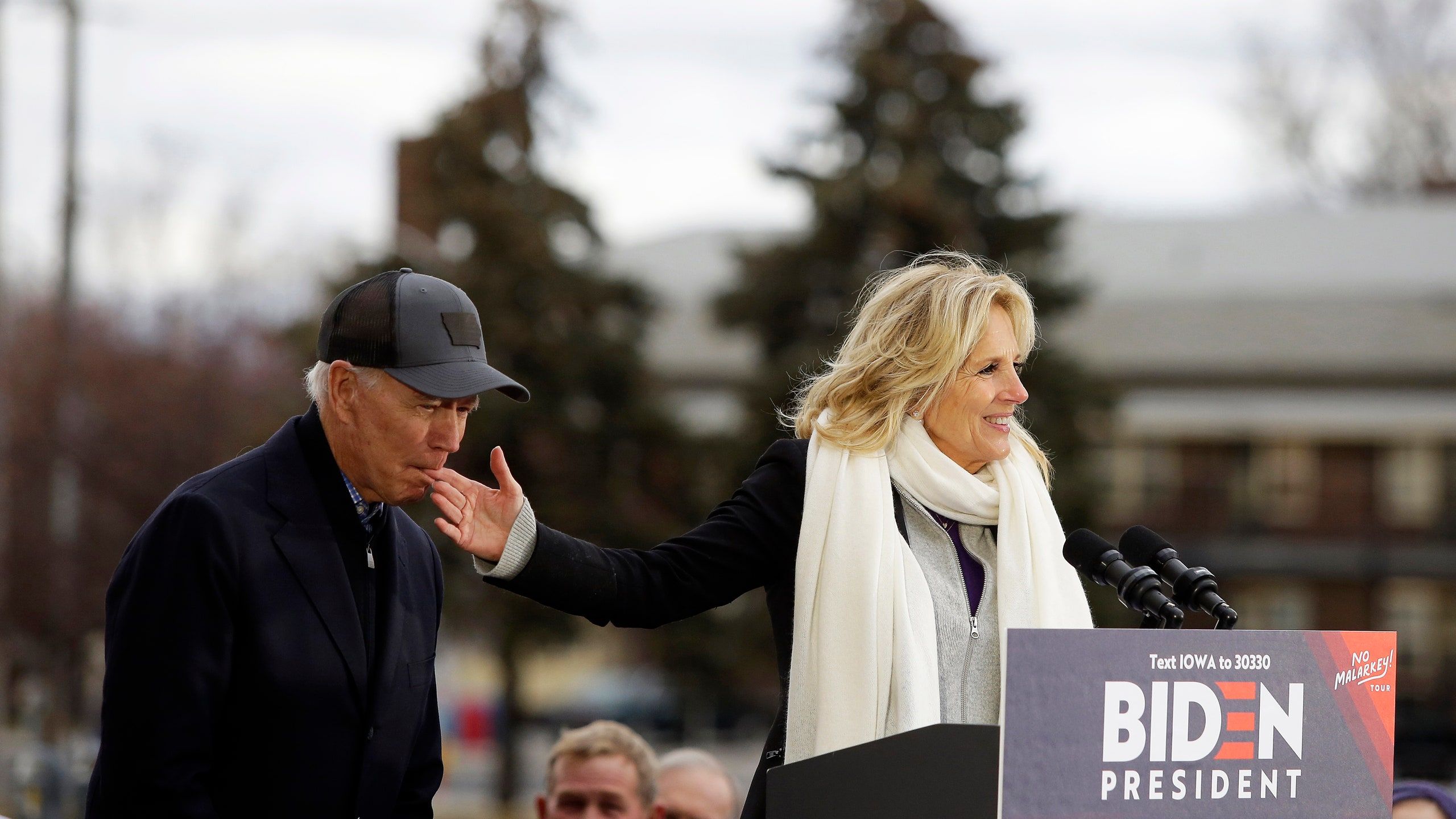 What Is Biden Doing to His Wife's Hand?