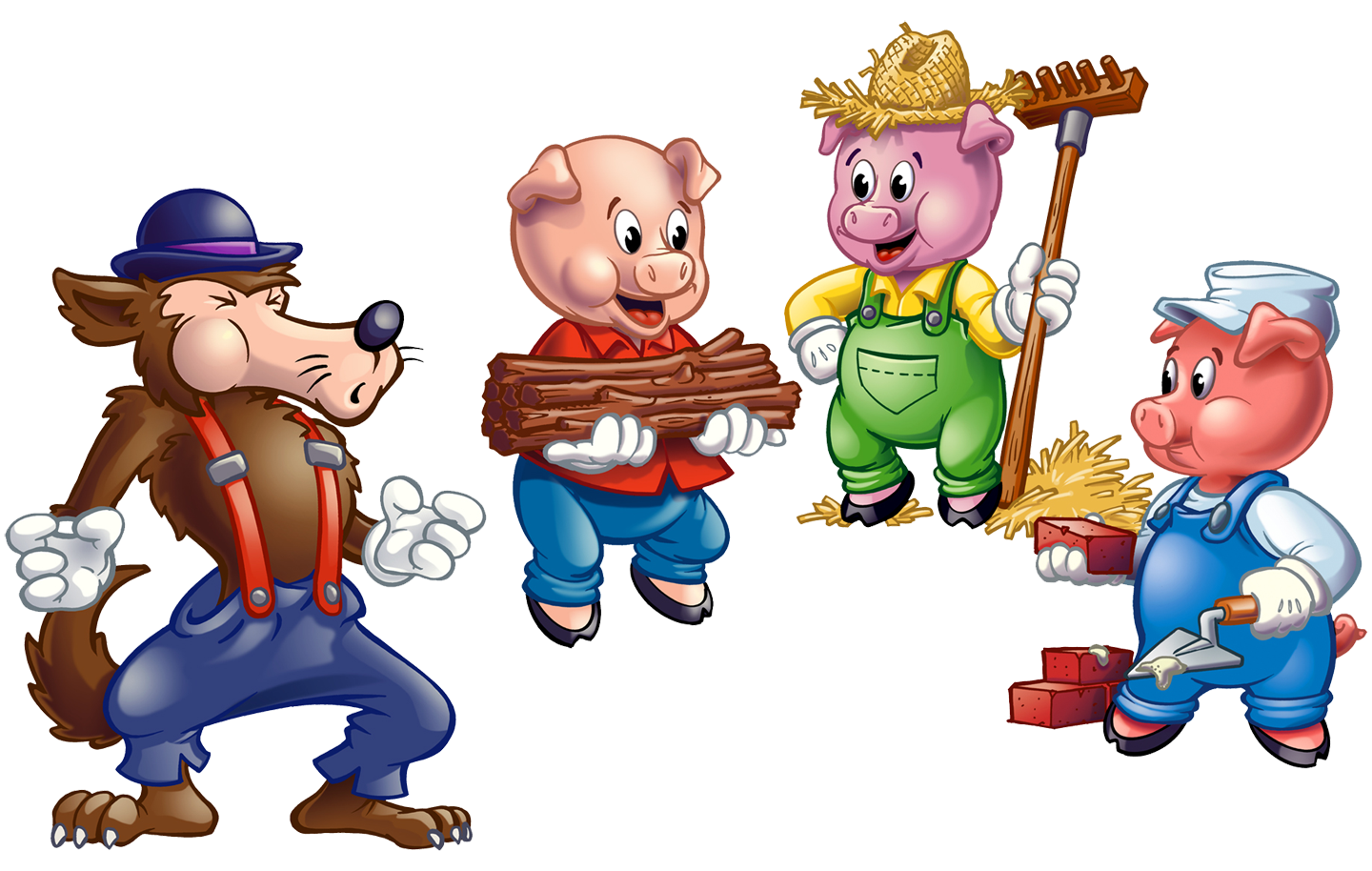 The three little pigs картинки