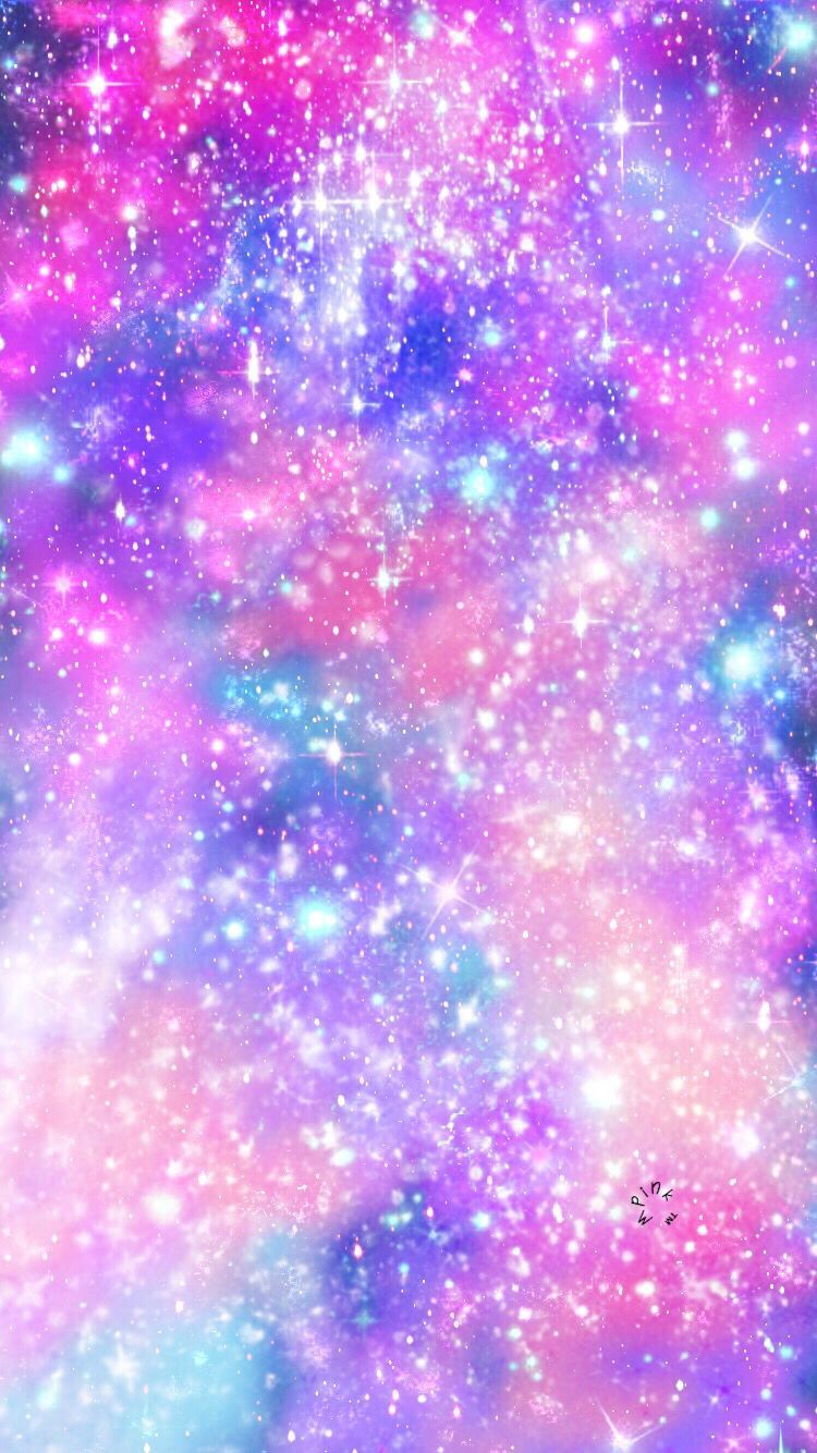 Cute Girly Galaxy Background