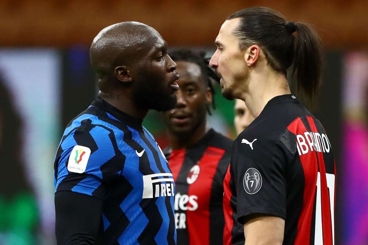 Let's go inside you b*tch' and Lukaku square off in fiery Milan derby