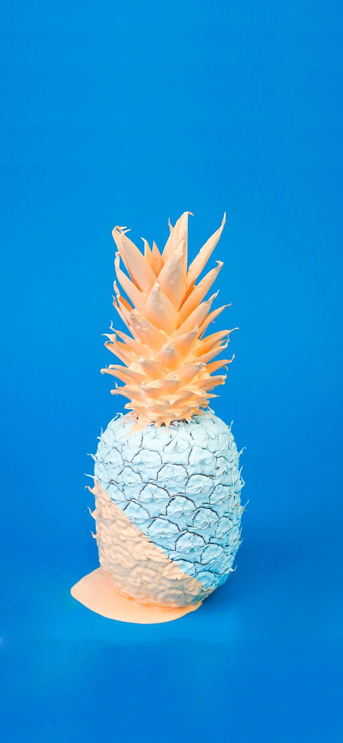 Blue Pineapple Wallpaper